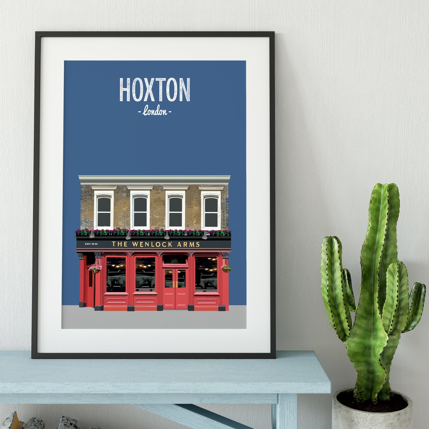 Hoxton print, The Wenlock Arms pub