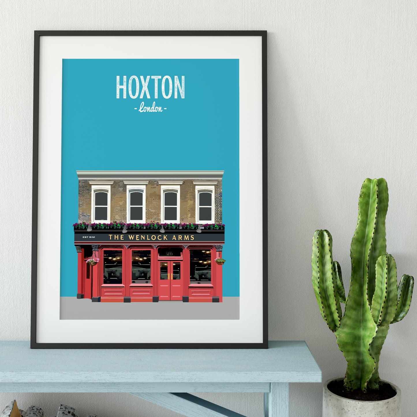 Hoxton print, The Wenlock Arms pub