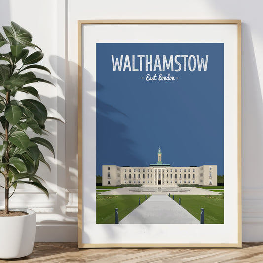 Walthamstow print, Walthamstow Town Hall