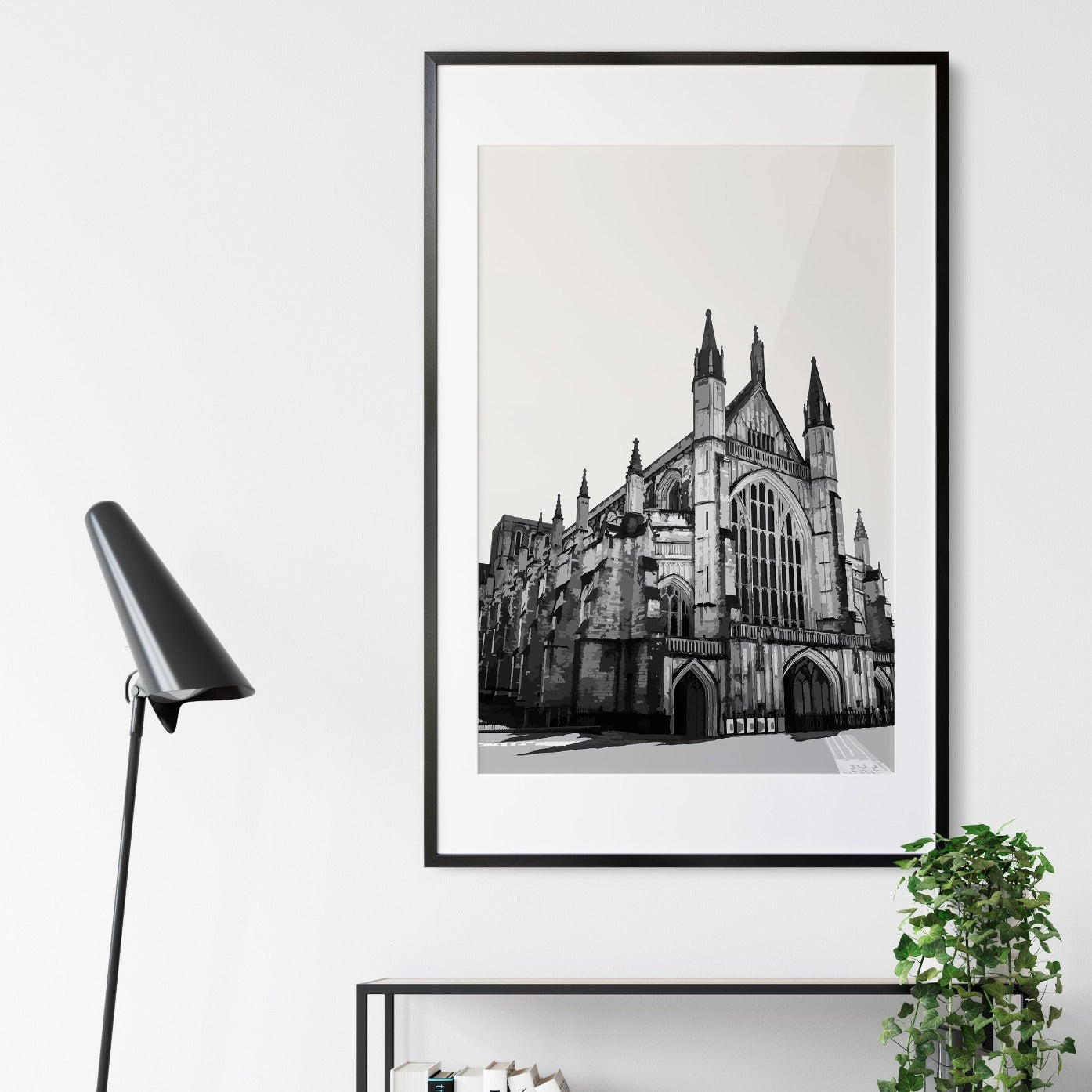 Winchester print, Winchester Cathedral