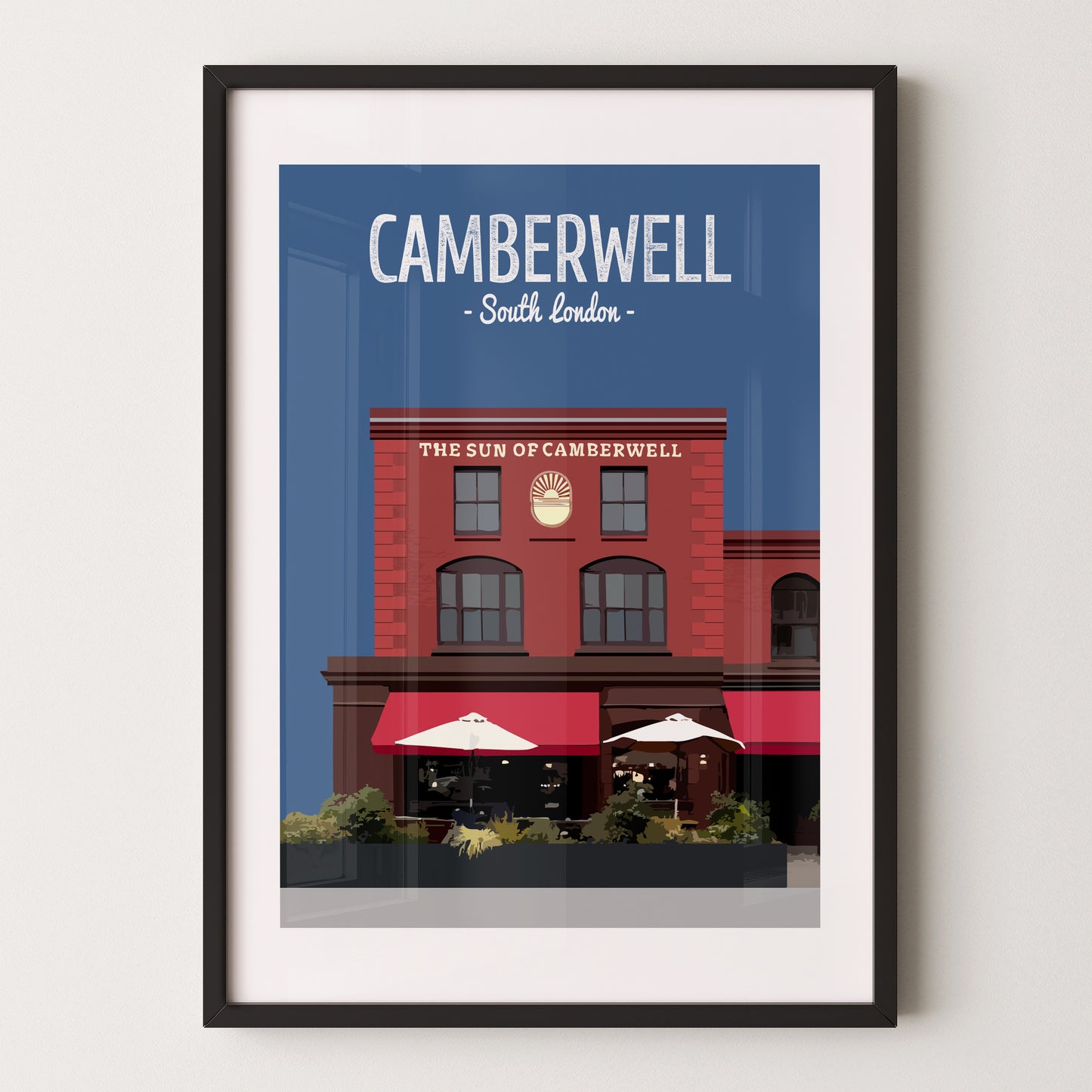 Camberwell print, The Sun of Camberwell pub
