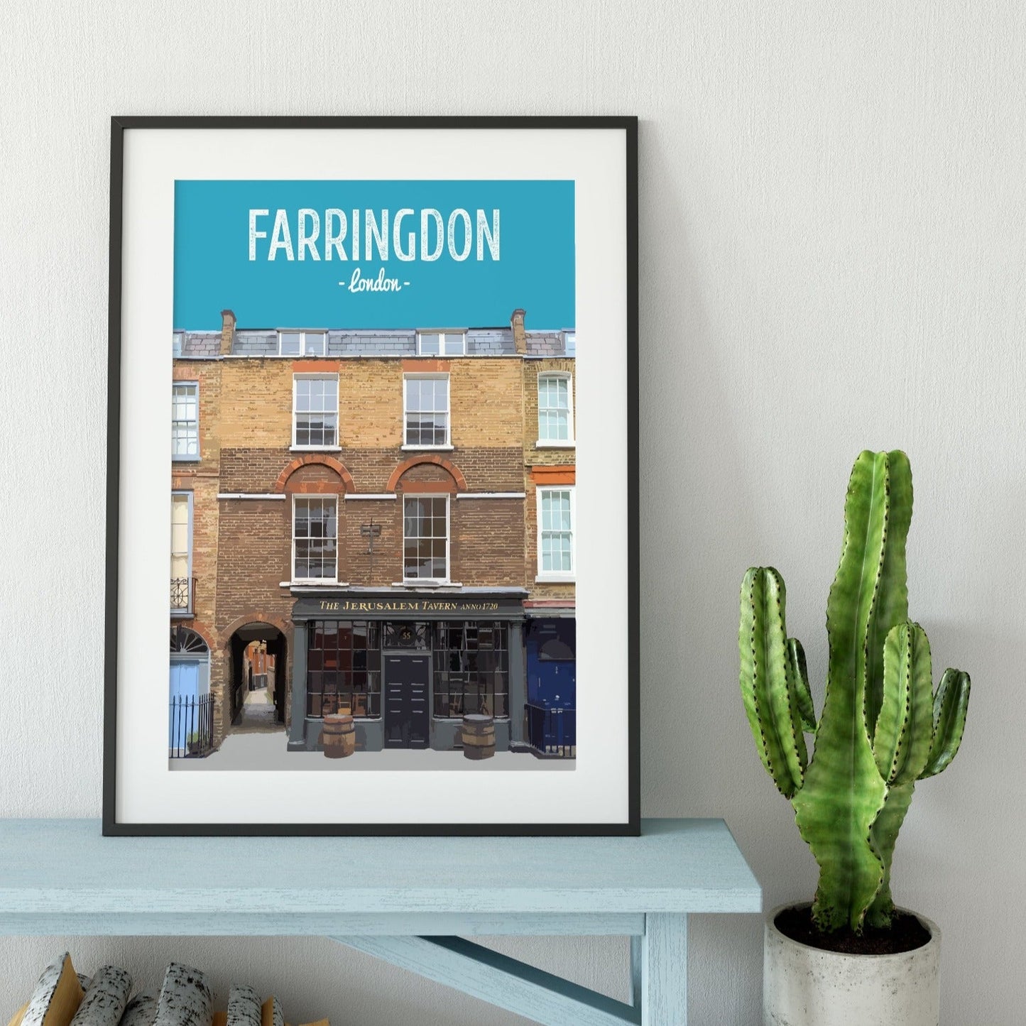 Farringdon print, The Jerusalem Tavern pub