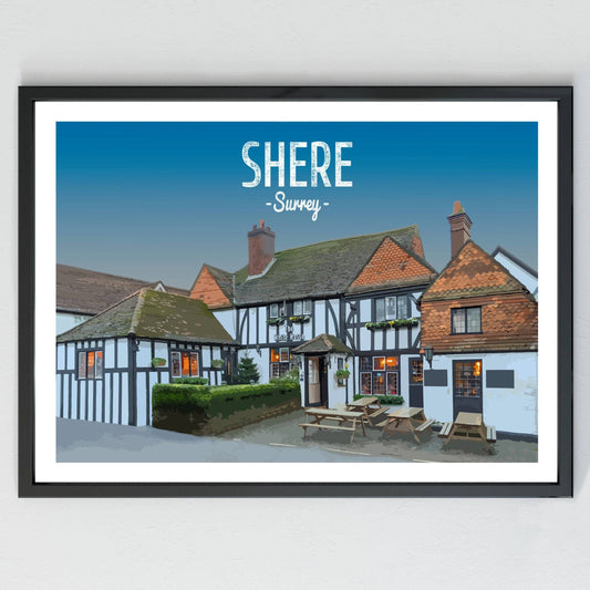 shere village print