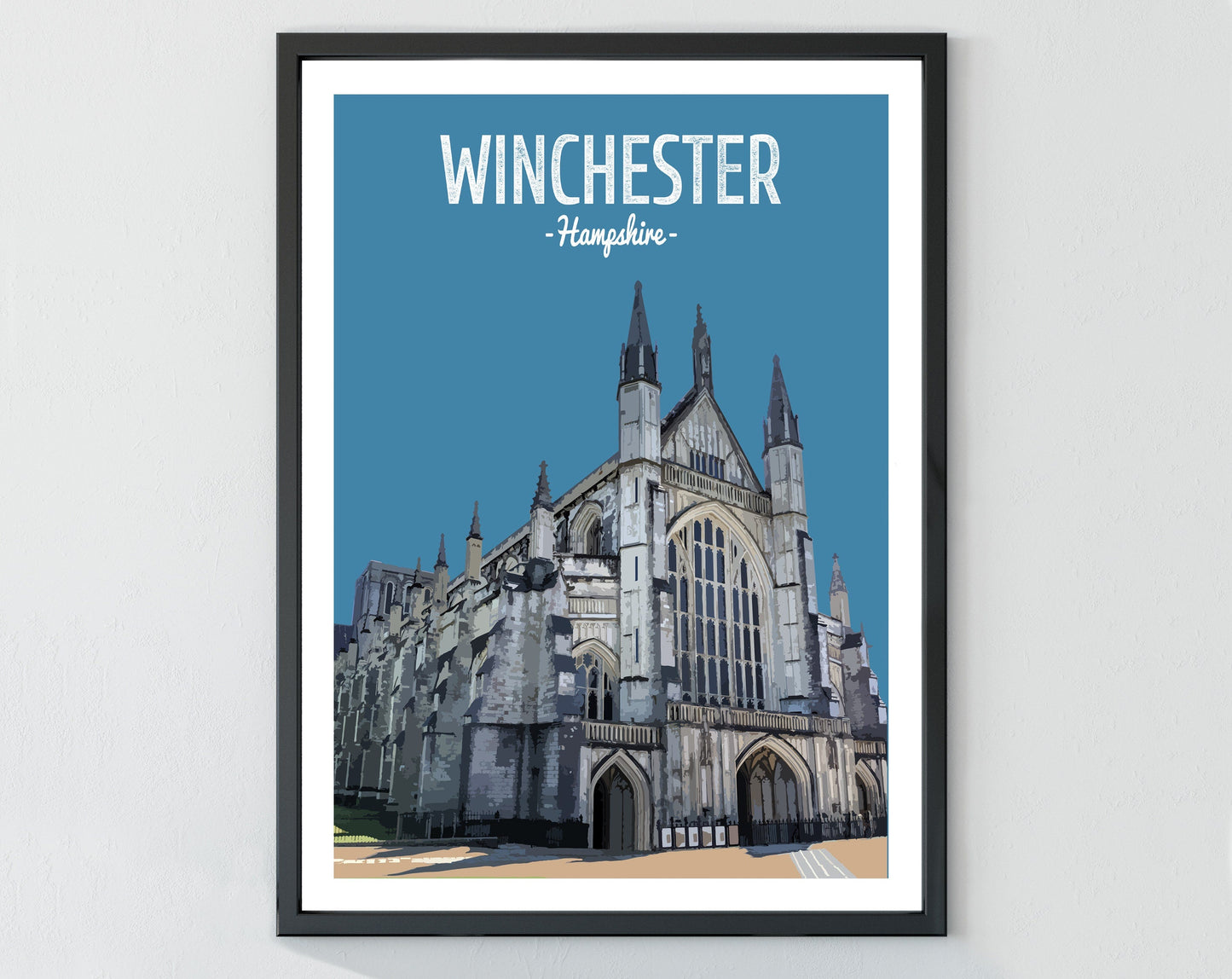 Winchester print, Winchester Cathedral