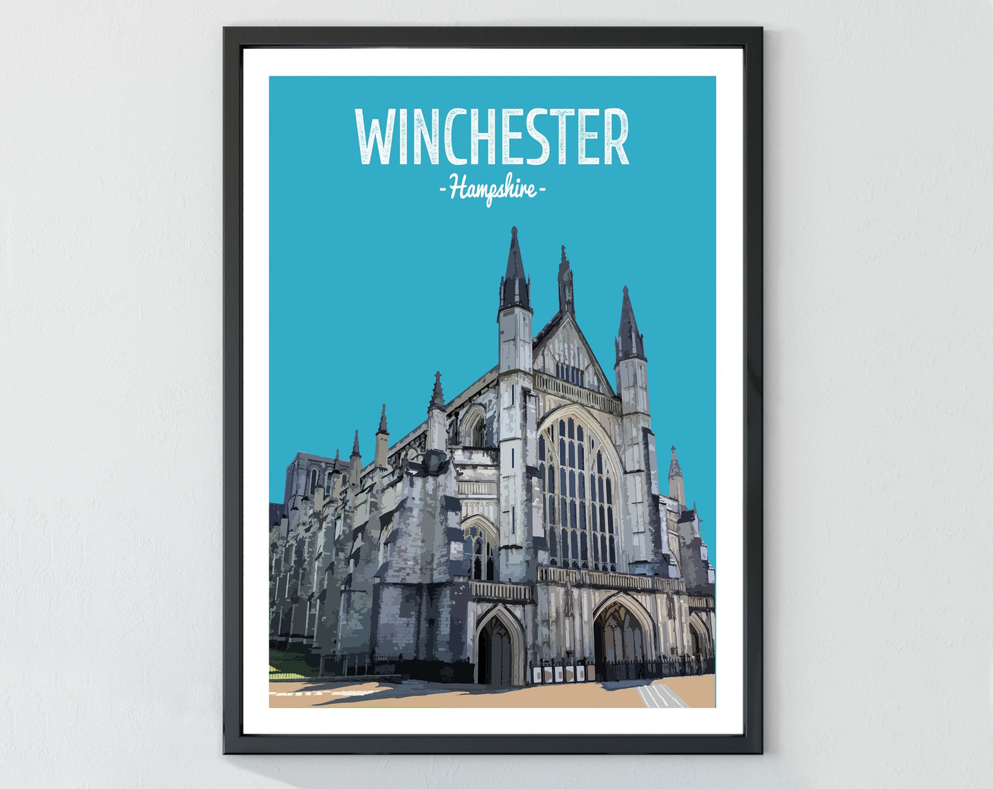 Winchester print, Winchester Cathedral