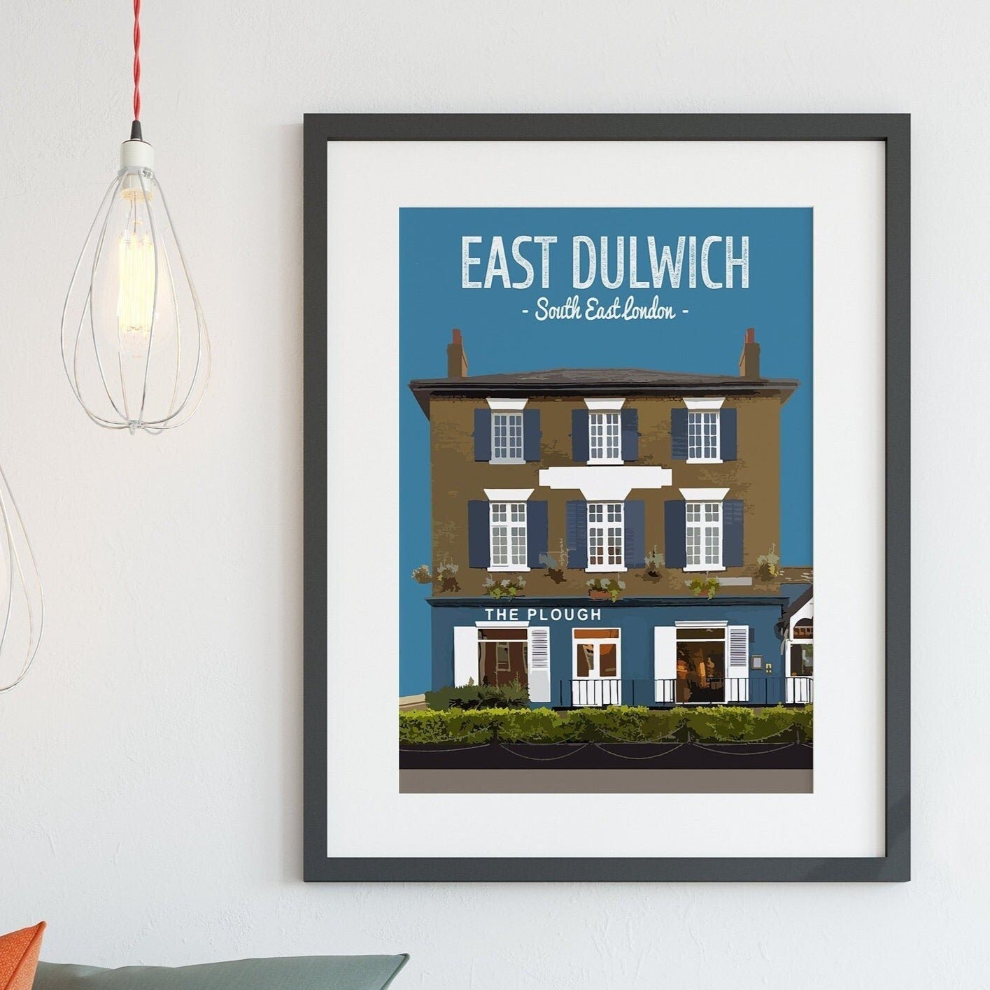 East Dulwich print, The Plough pub