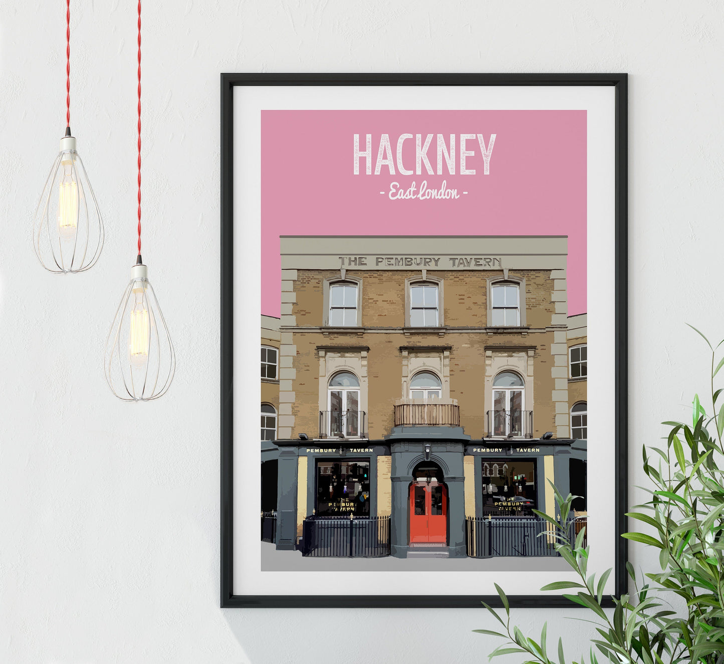 Hackney print, The Pembury Tavern pub