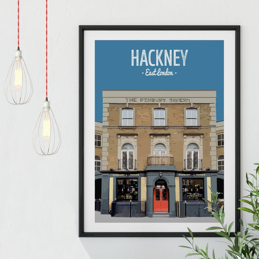 Hackney print, The Pembury Tavern pub