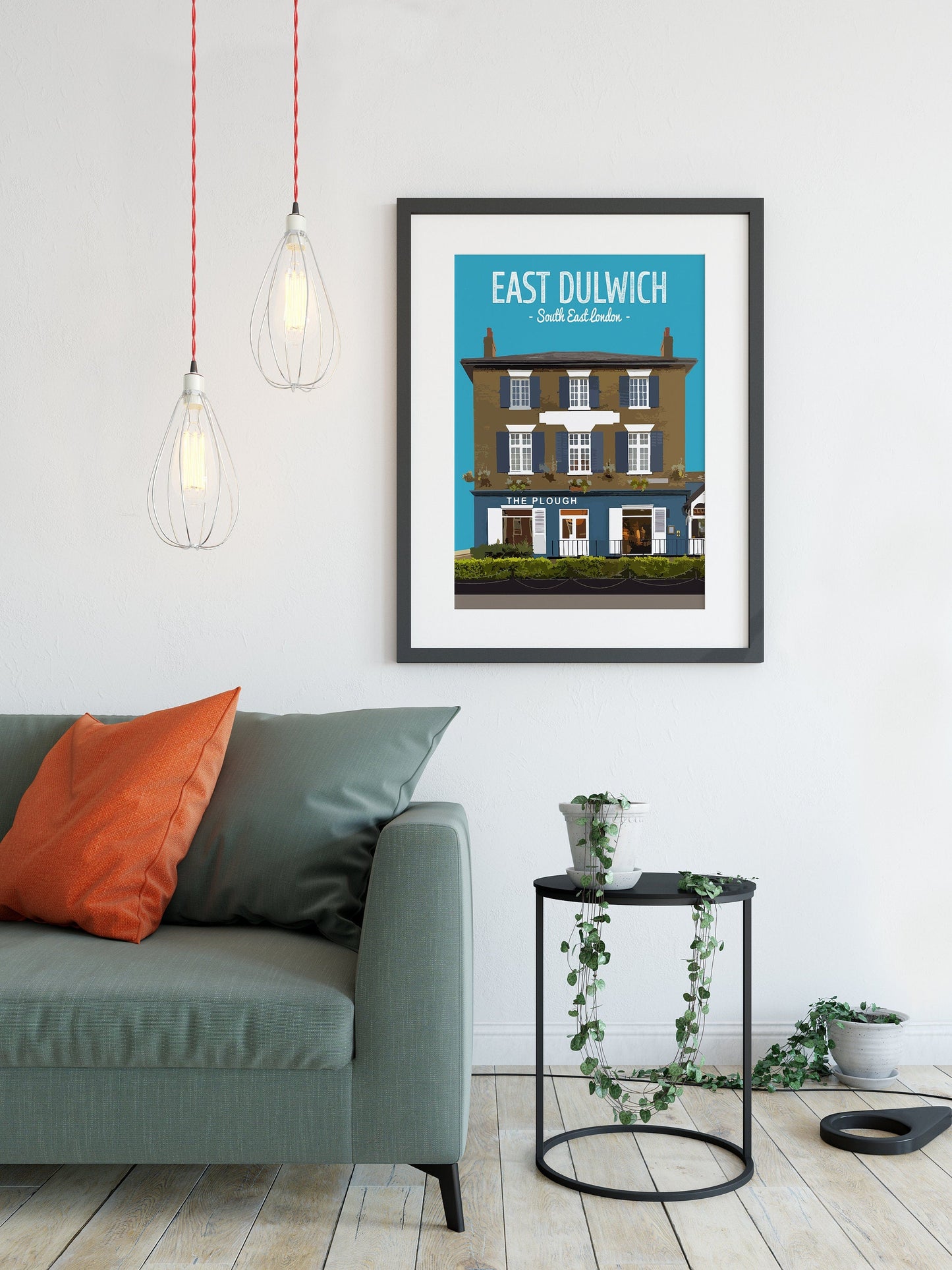 East Dulwich print, The Plough pub