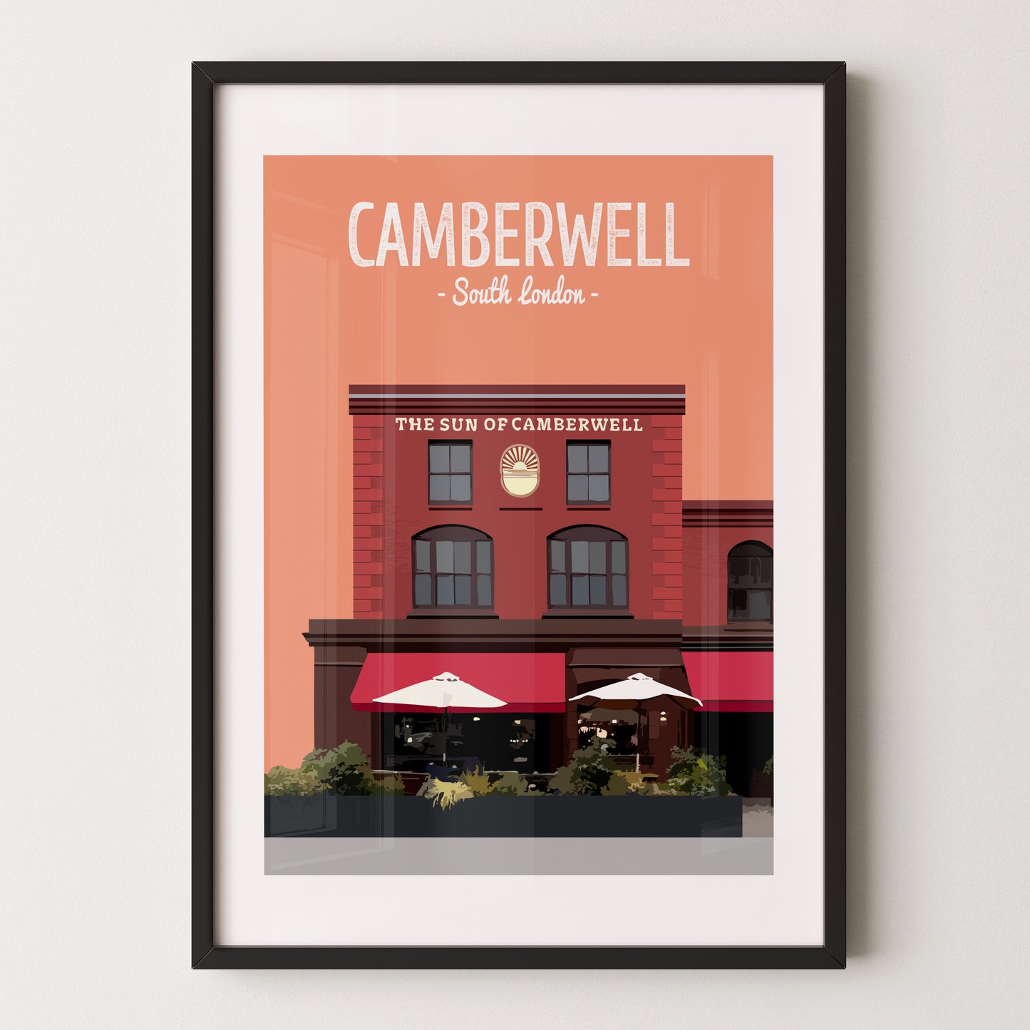 Camberwell print, The Sun of Camberwell pub