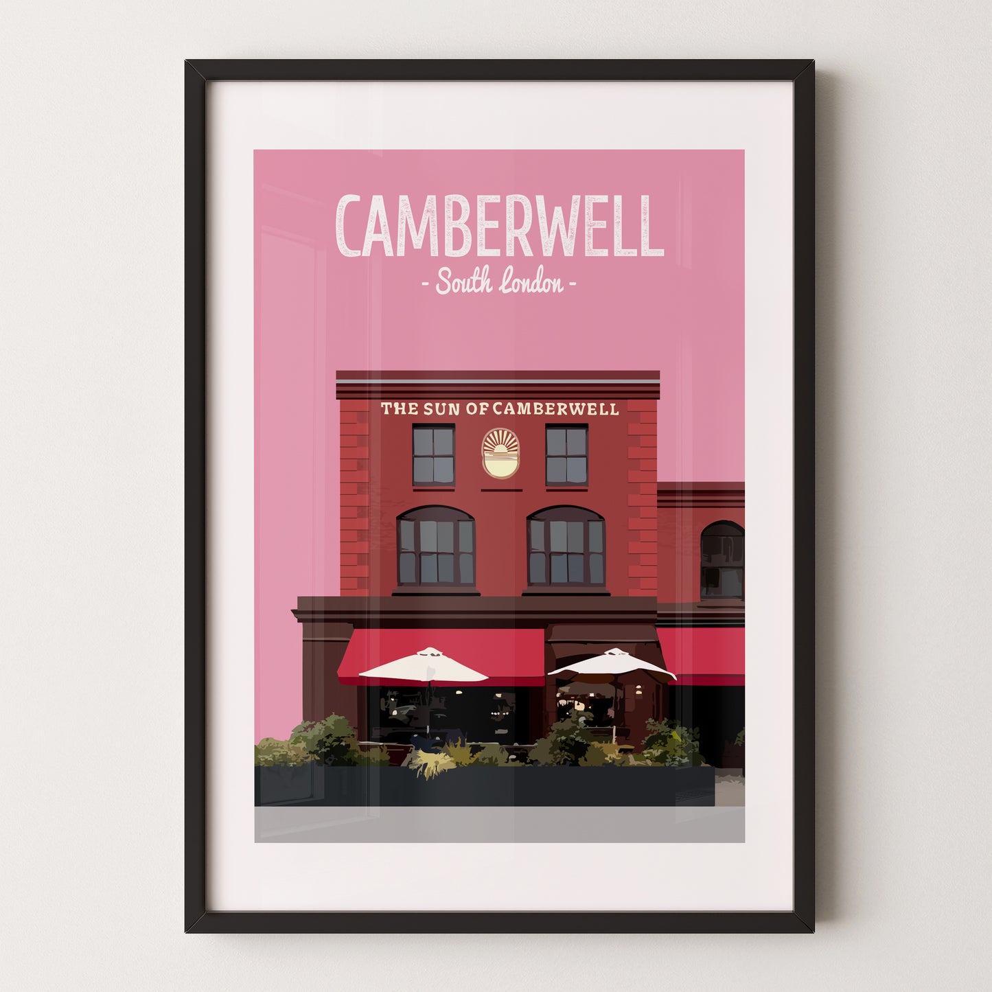 Camberwell print, The Sun of Camberwell pub