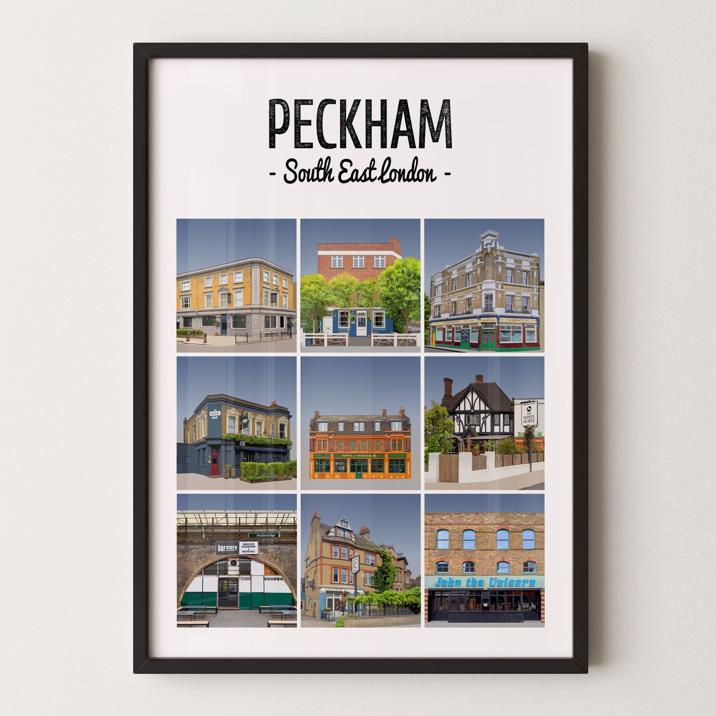 Peckham pubs print