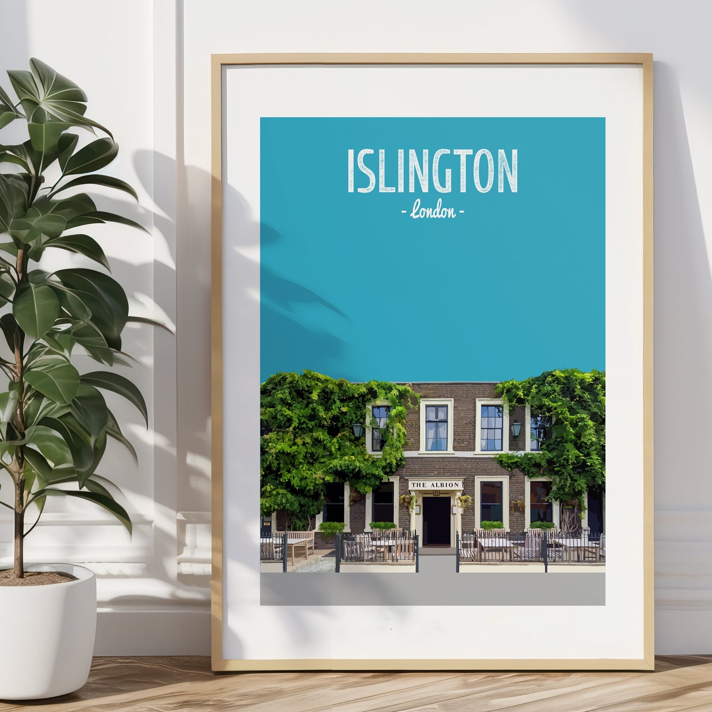 Islington print, The Albion pub