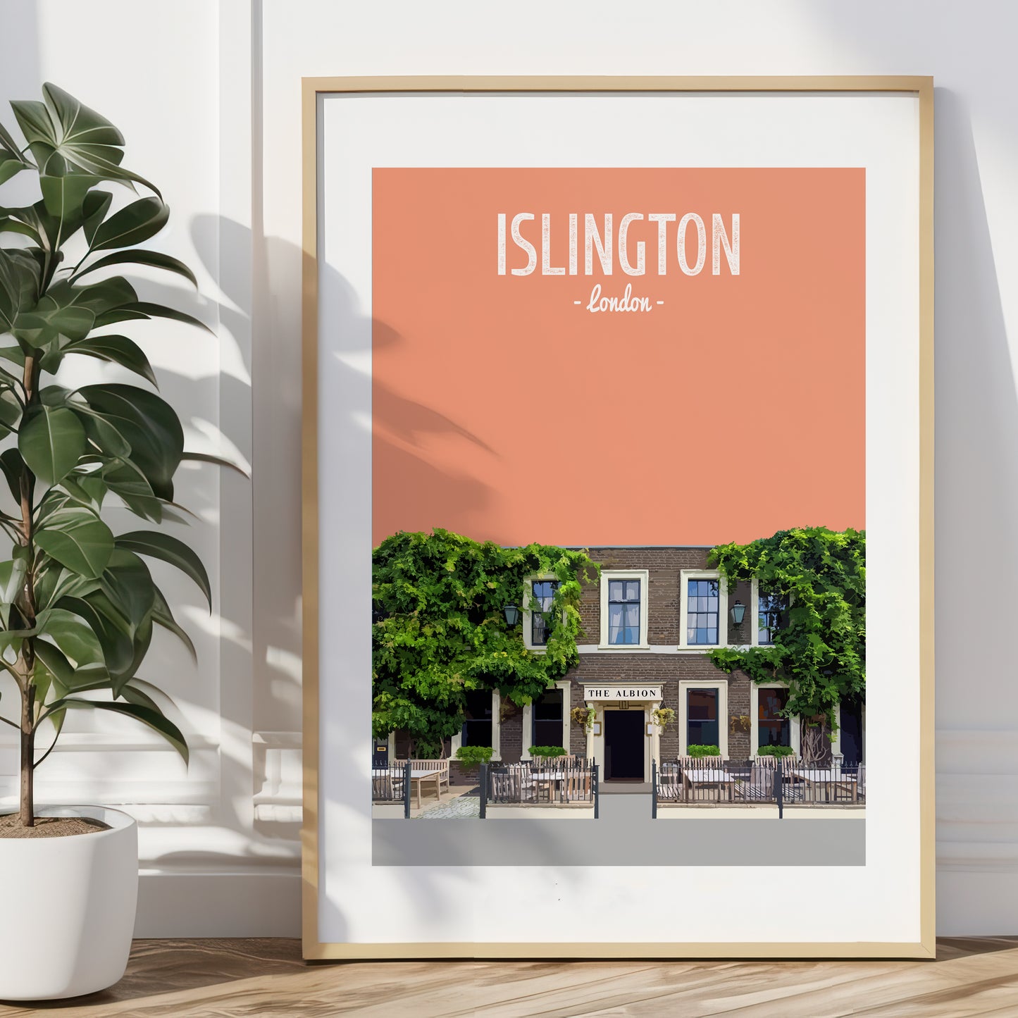 Islington print, The Albion pub