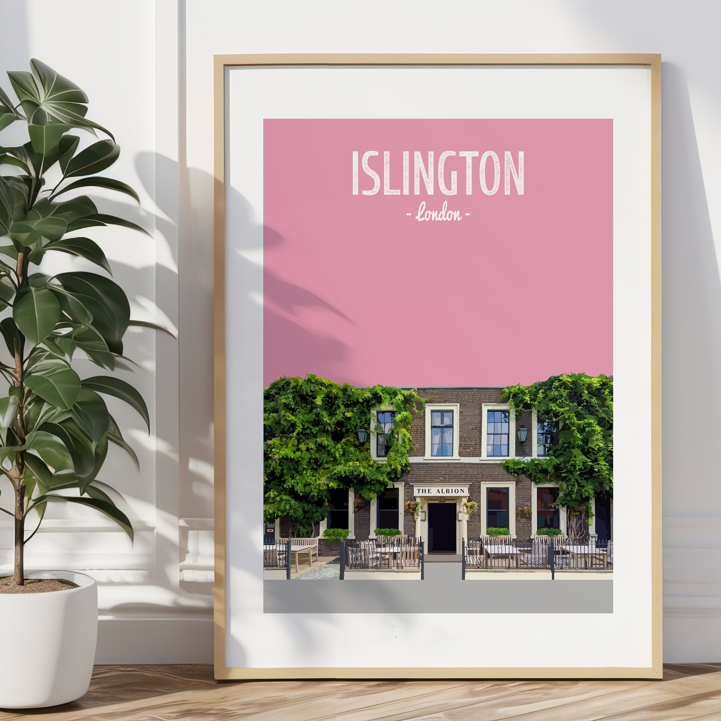 Islington print, The Albion pub