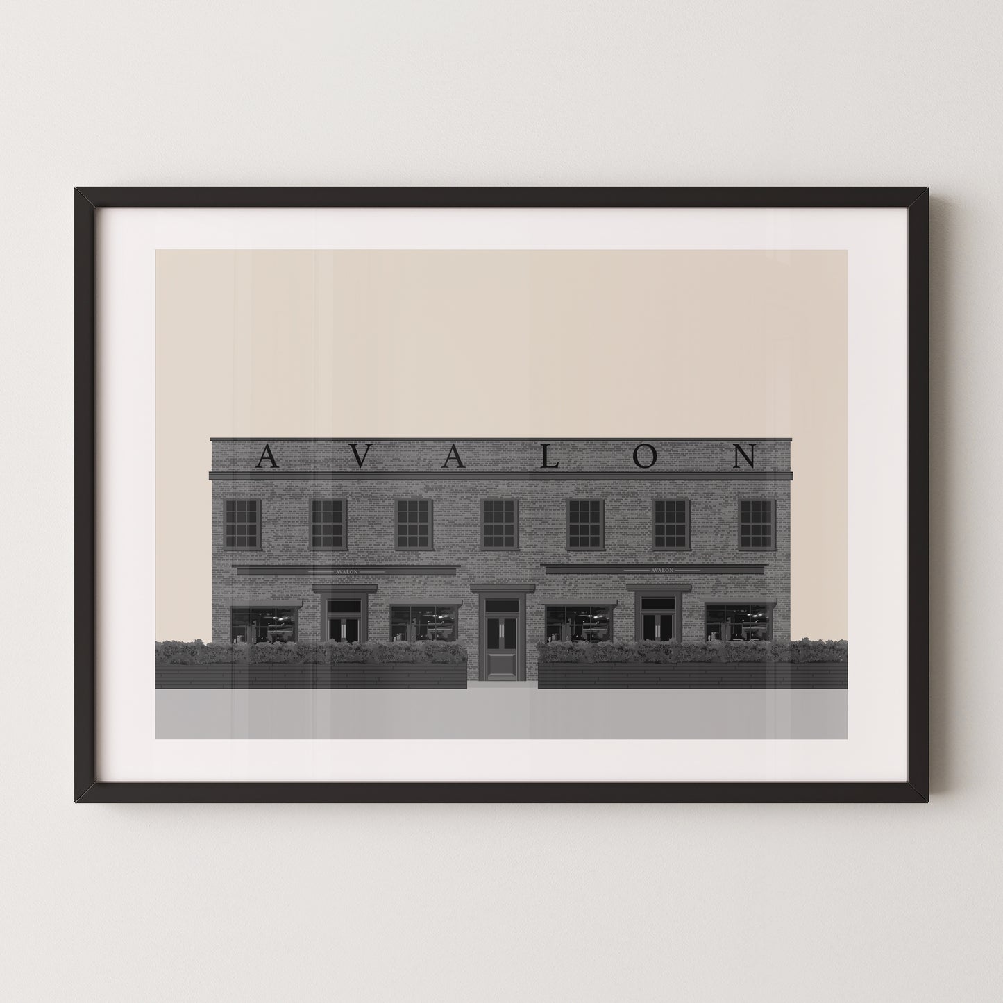 Clapham print, The Avalon pub