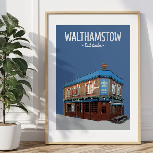 Walthamstow print, The Coppermill pub