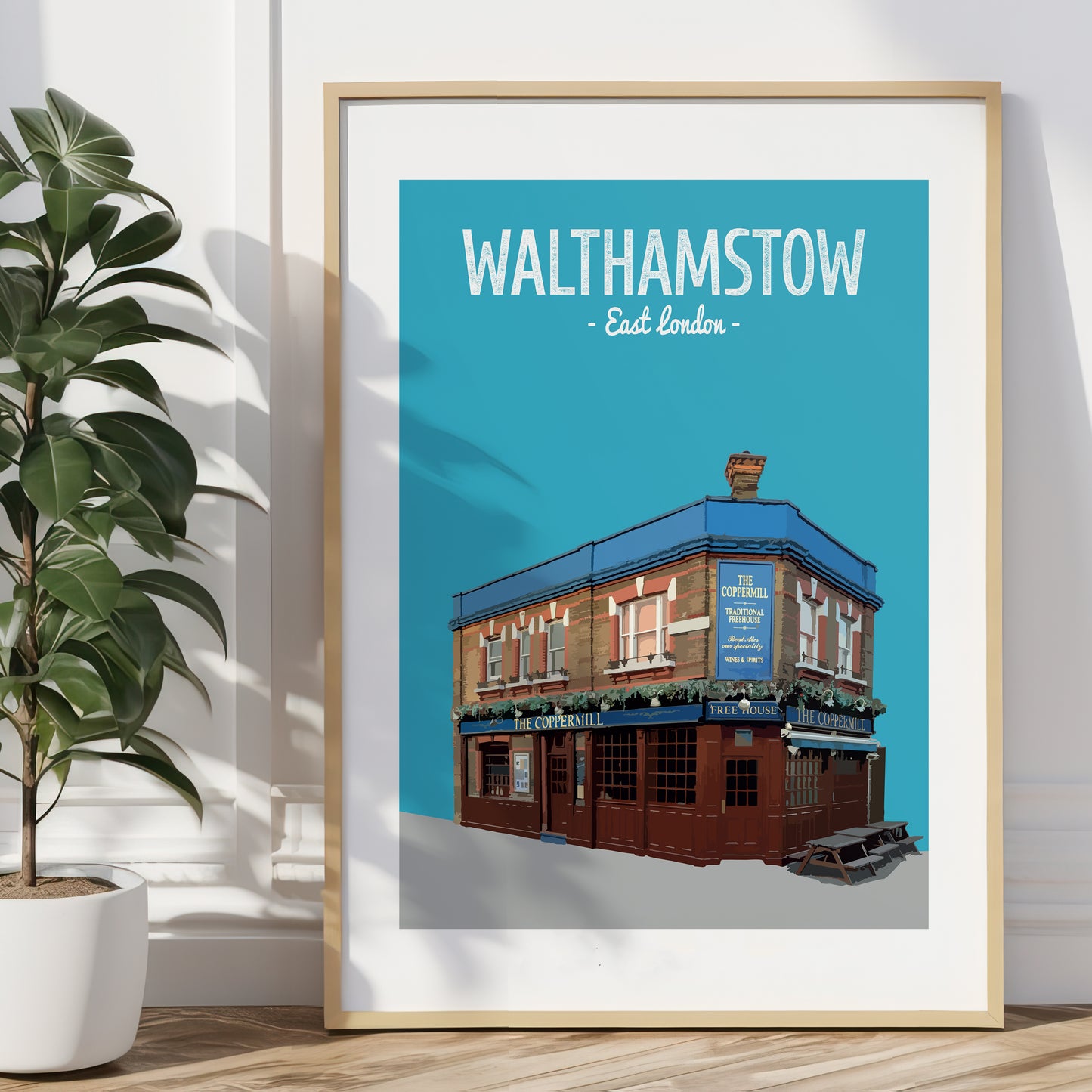 Walthamstow print, The Coppermill pub