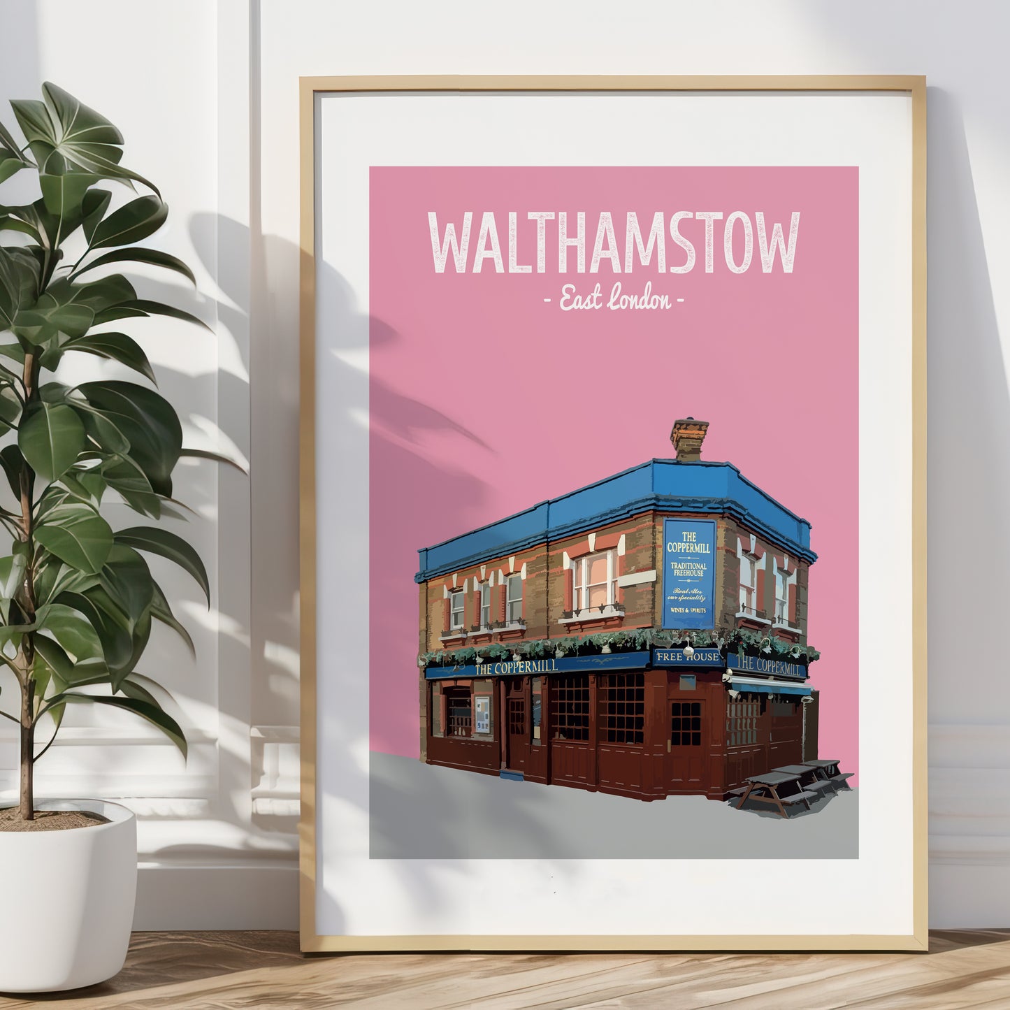 Walthamstow print, The Coppermill pub