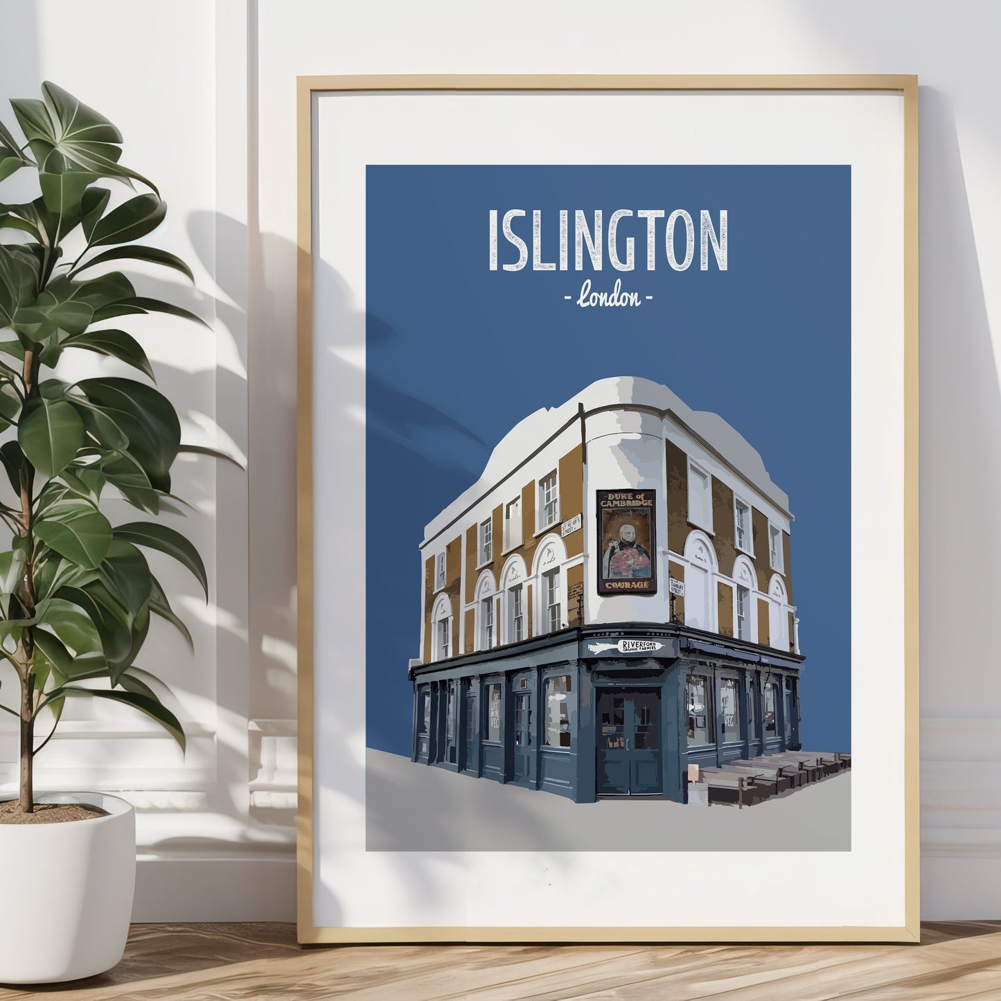 Islington print, The Duke of Cambridge pub