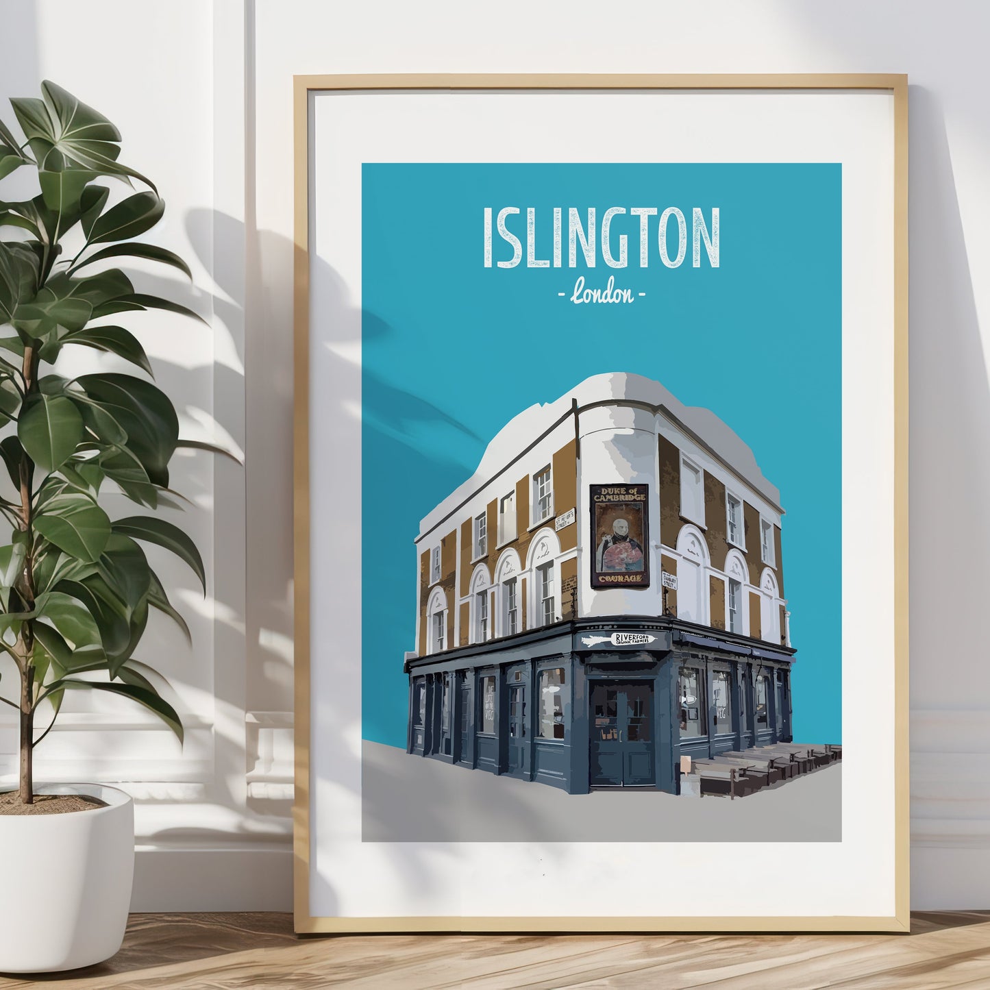 Islington print, The Duke of Cambridge pub