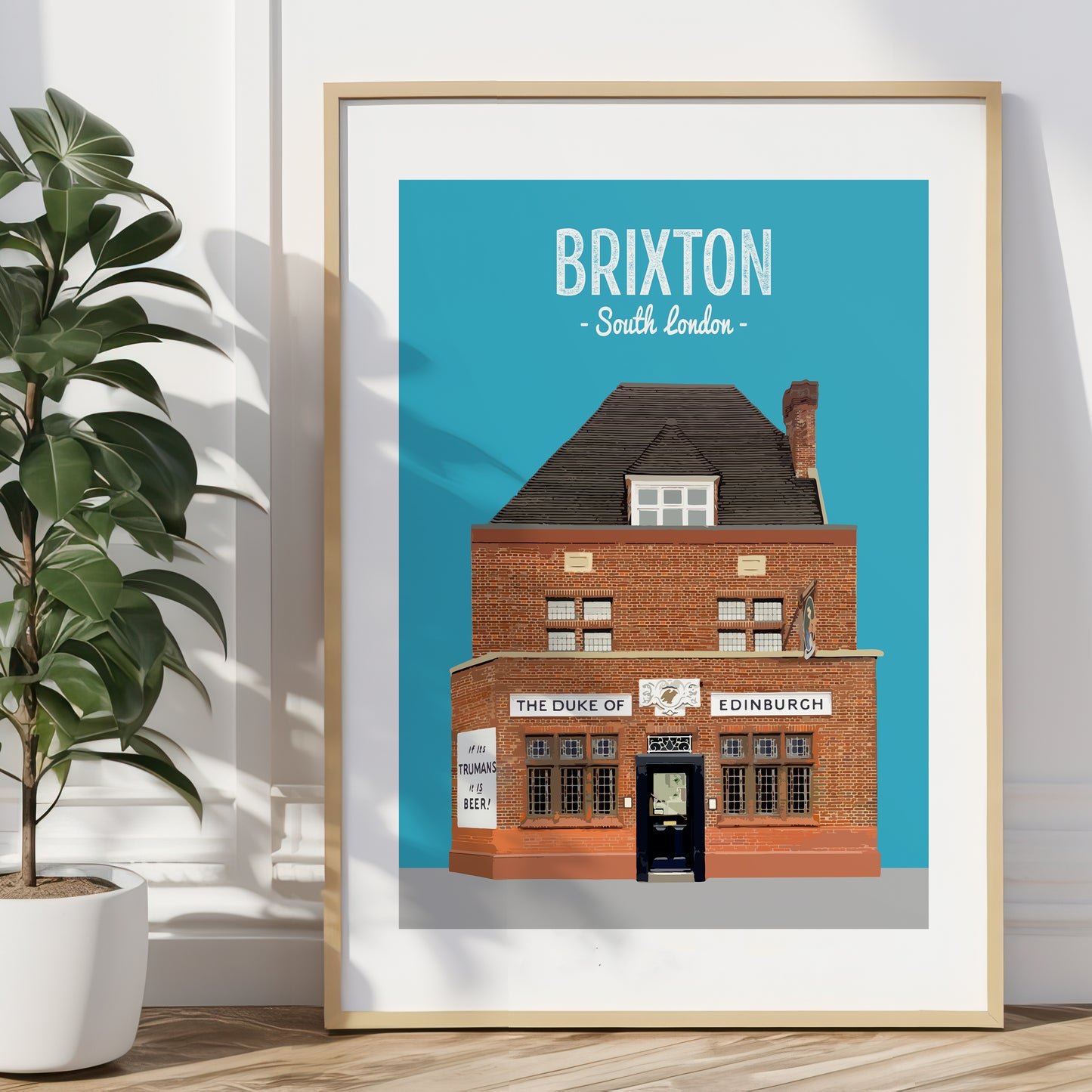 Brixton print, The Duke of Edinburgh pub