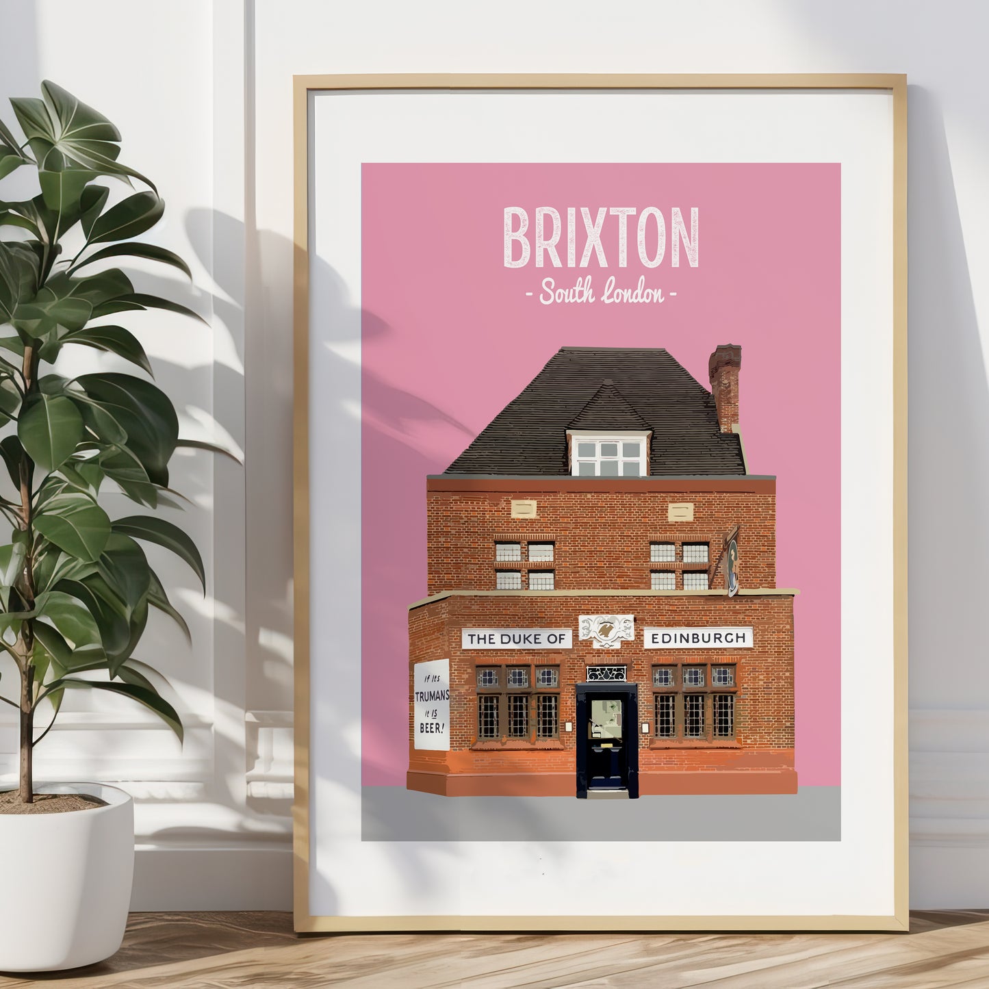 Brixton print, The Duke of Edinburgh pub