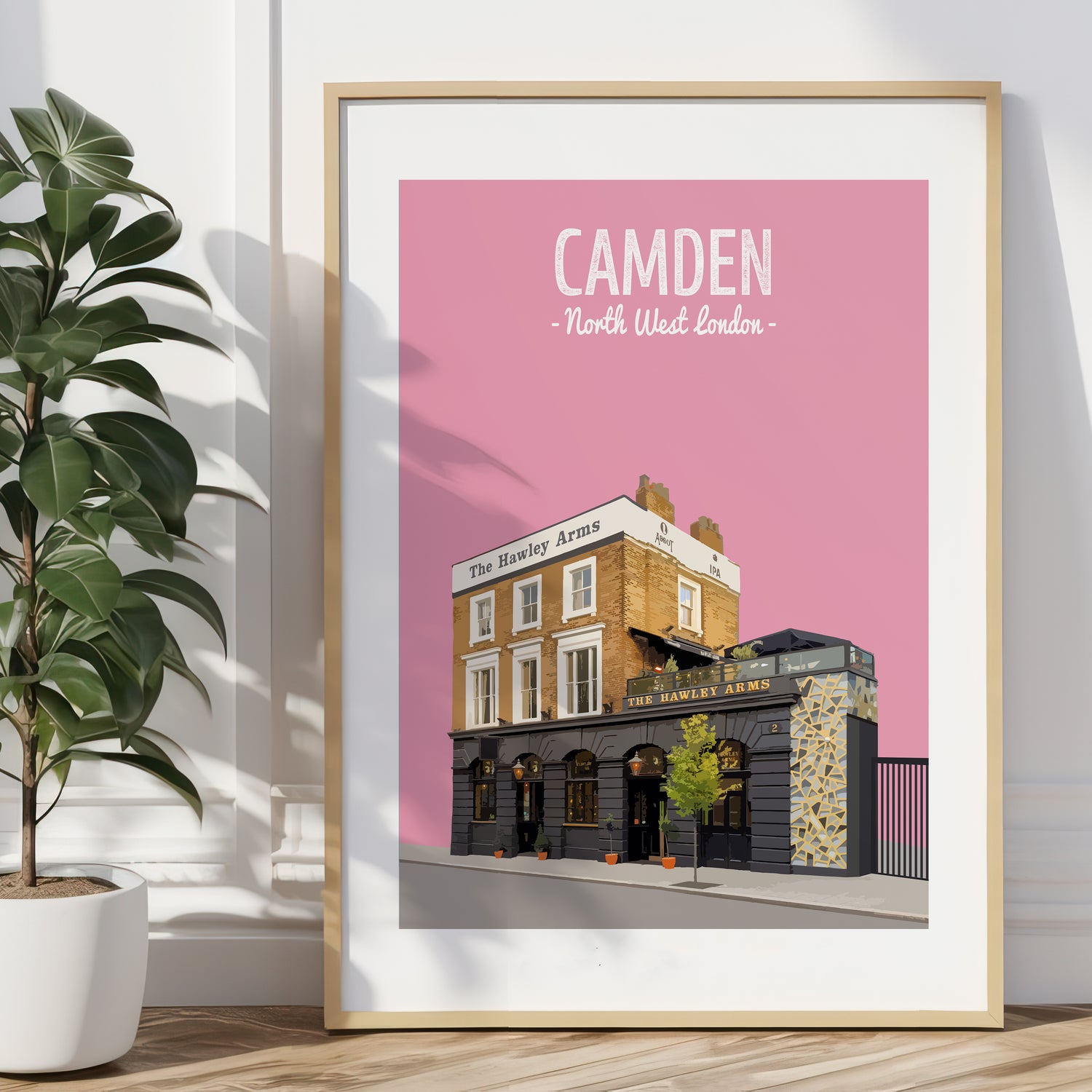 the hawley arms pub print