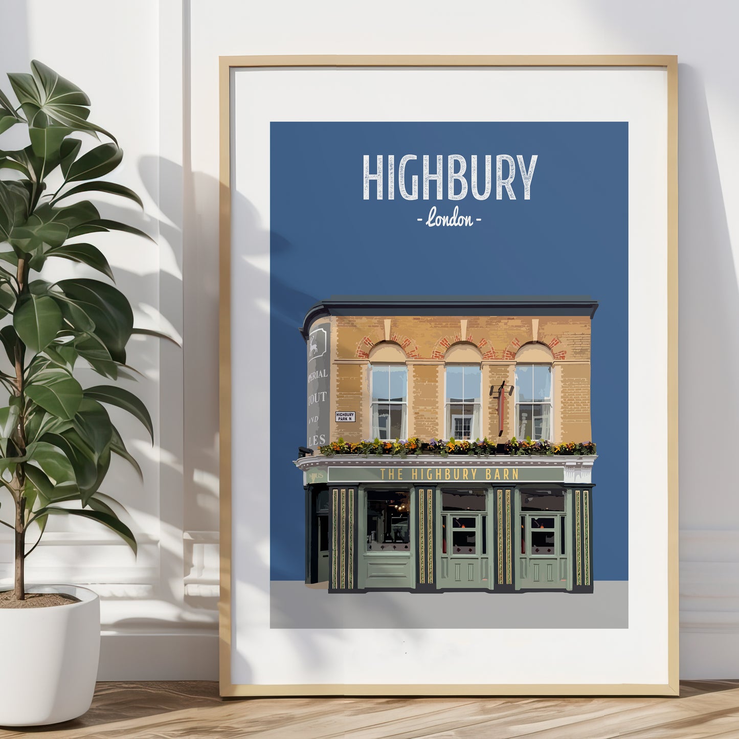 Highbury print, The Highbury Barn Tavern