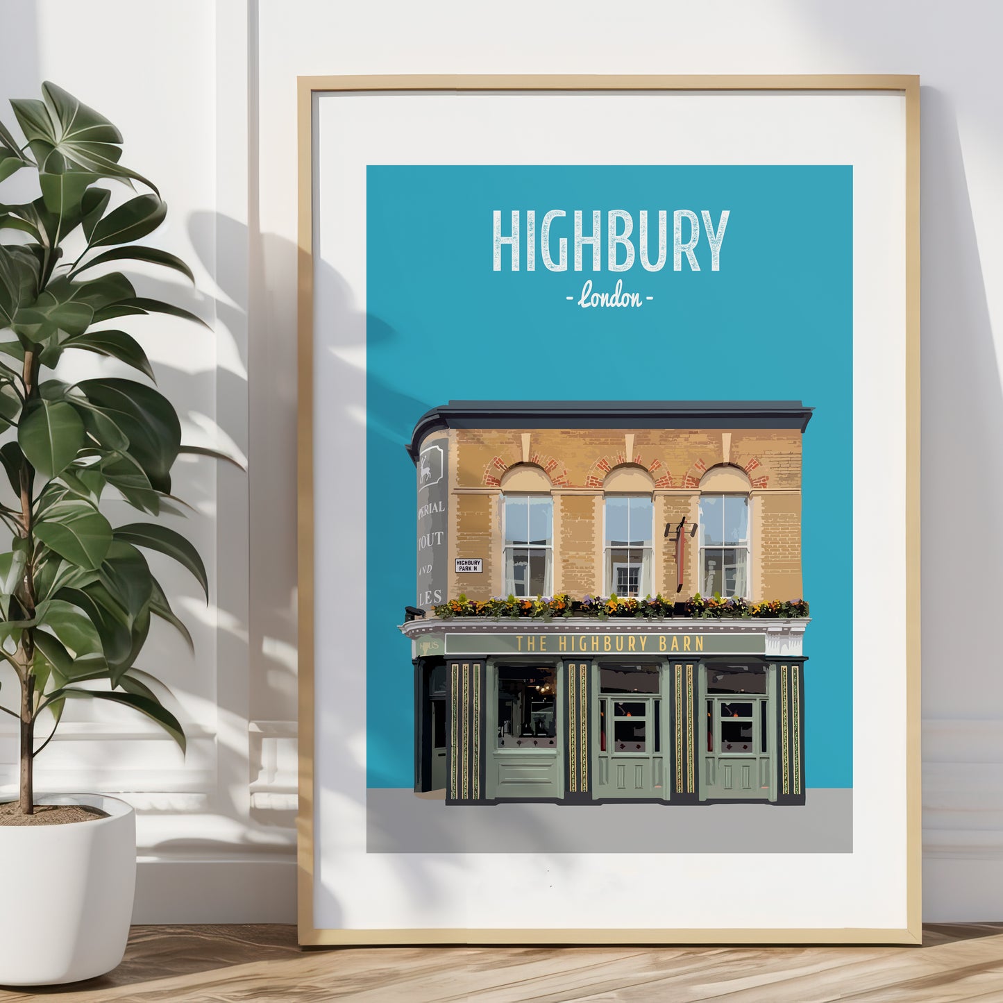 Highbury print, The Highbury Barn Tavern