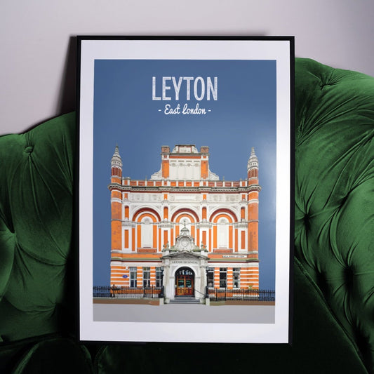 Leyton print, The Leyton Technical pub