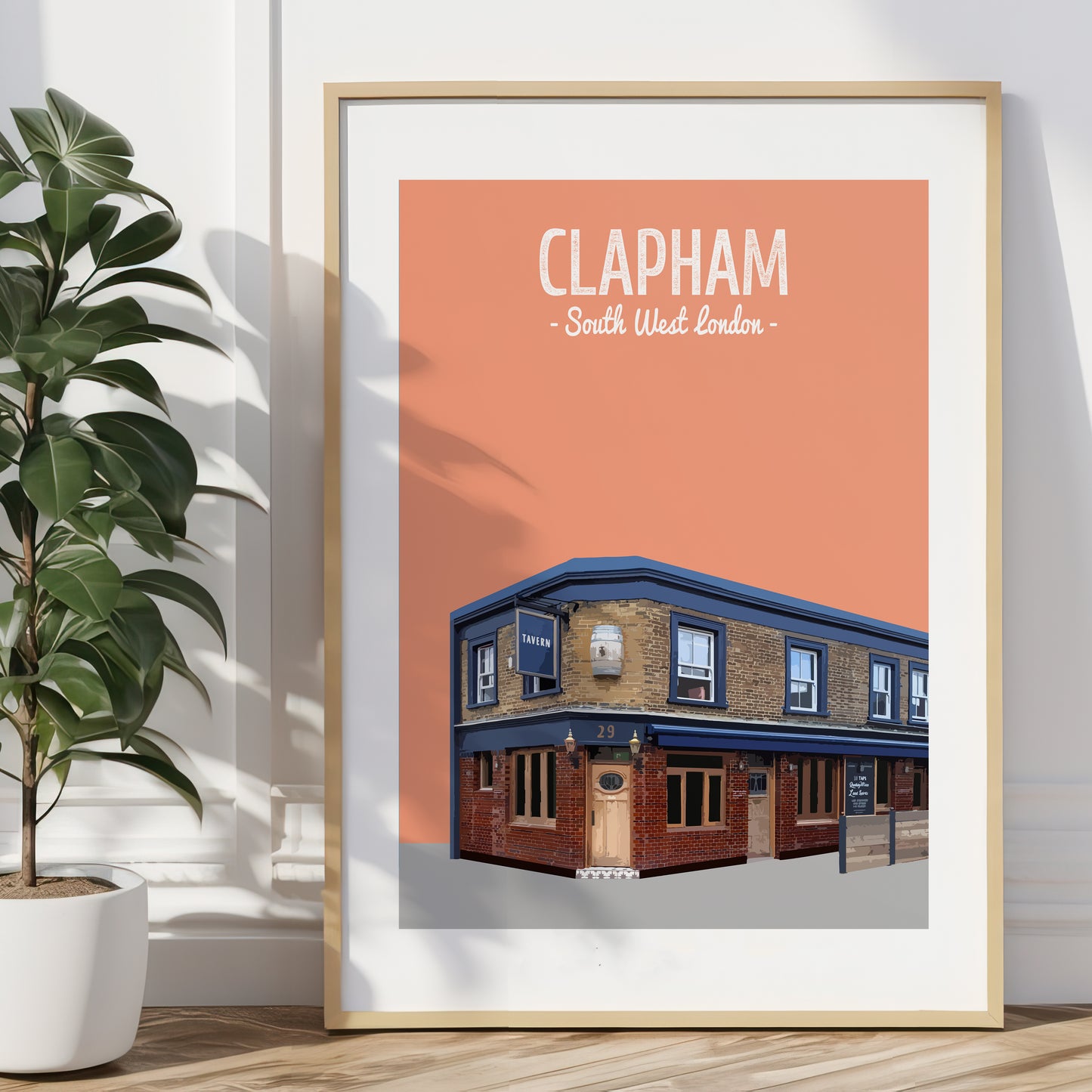 Clapham print, The Old Town Tavern