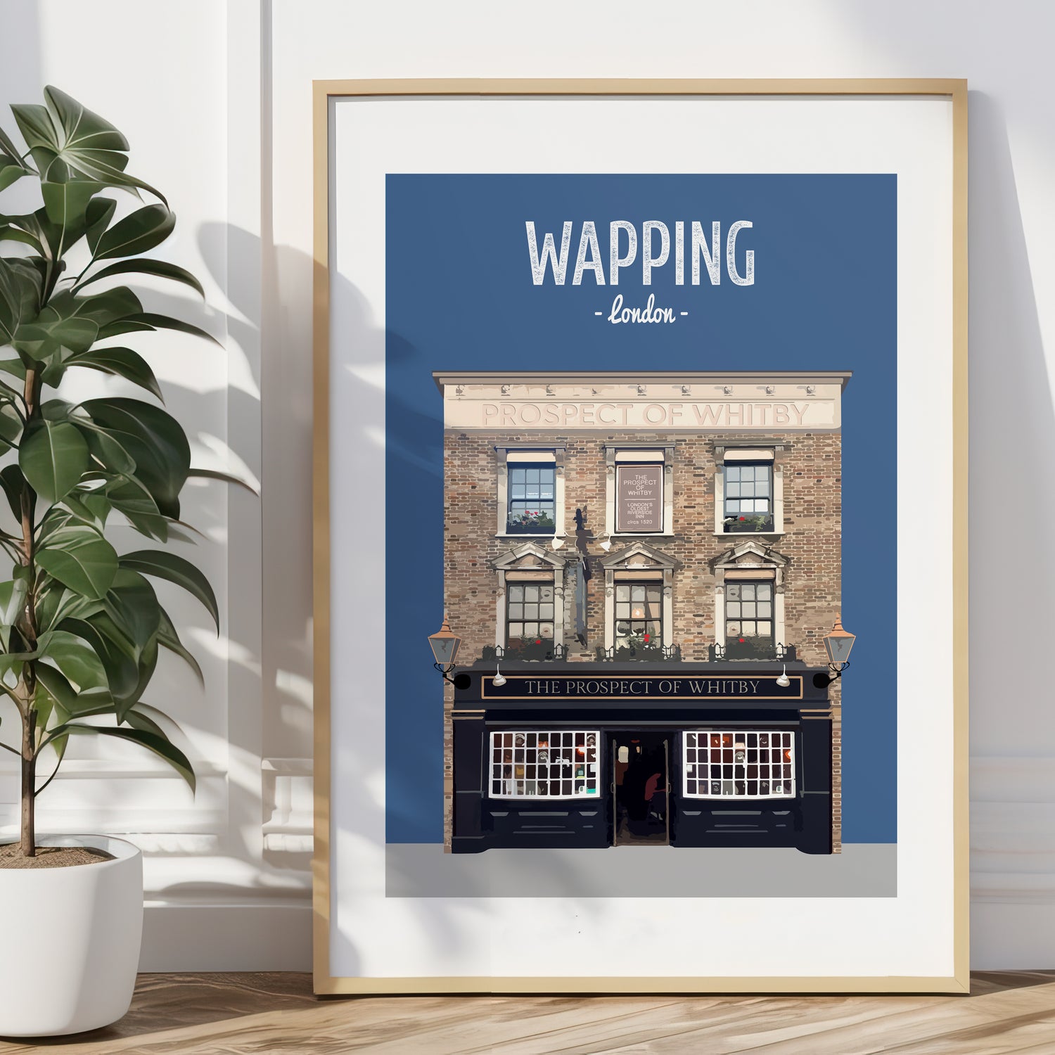 the prospect of whitby pub print