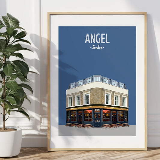 Angel print, The Regent pub