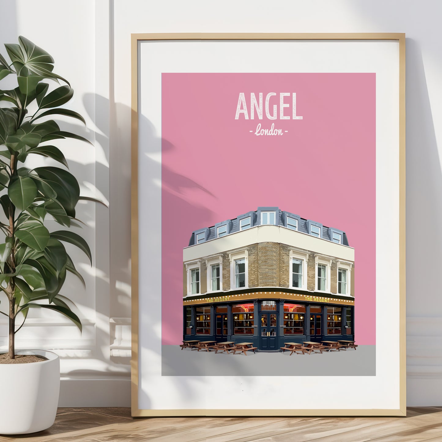 Angel print, The Regent pub