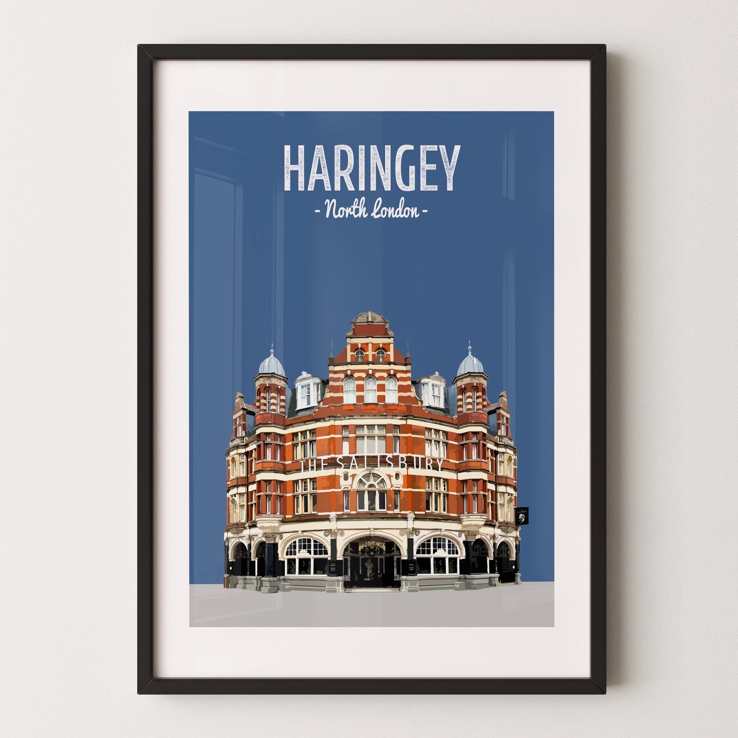 Haringey print, The Salisbury pub