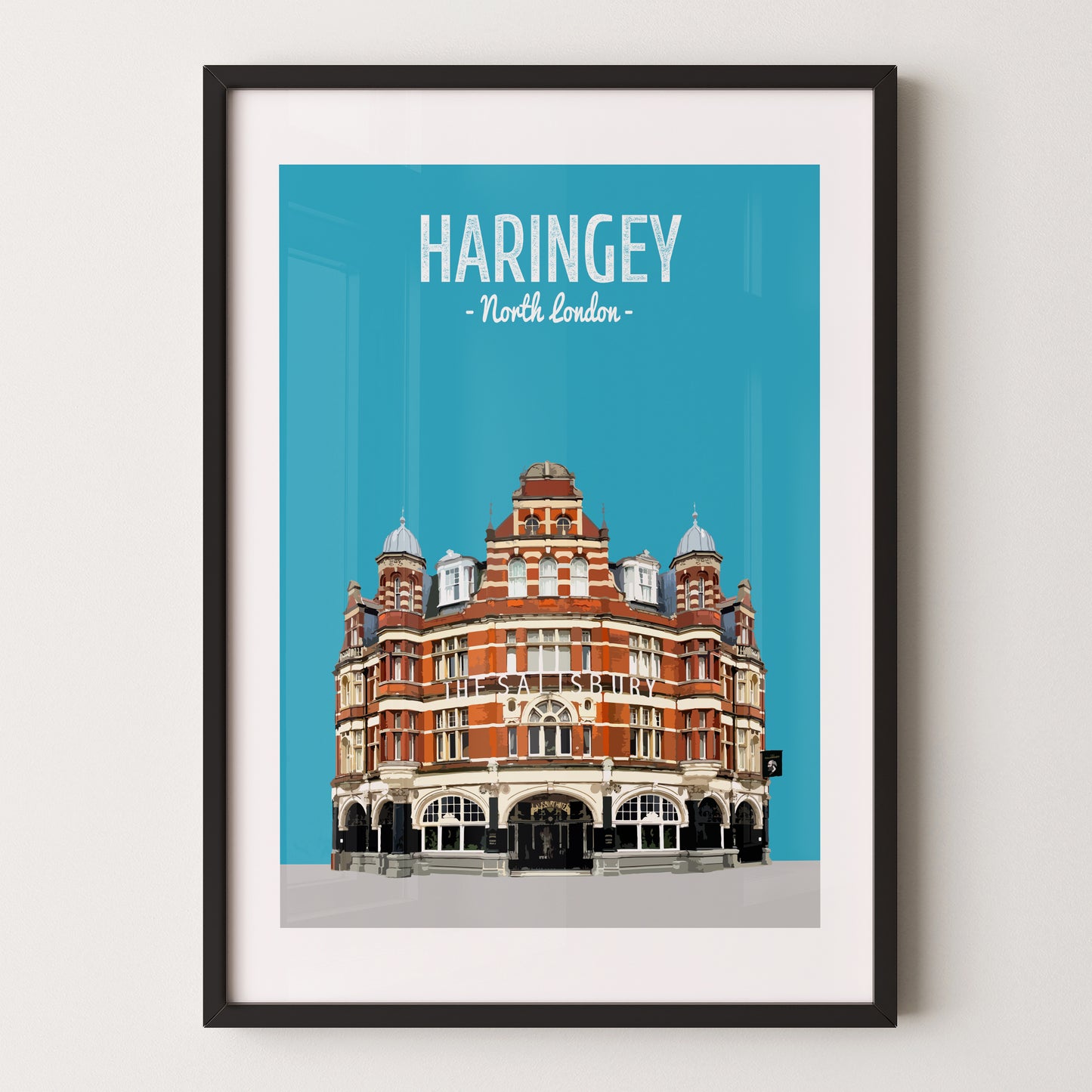 Haringey print, The Salisbury pub