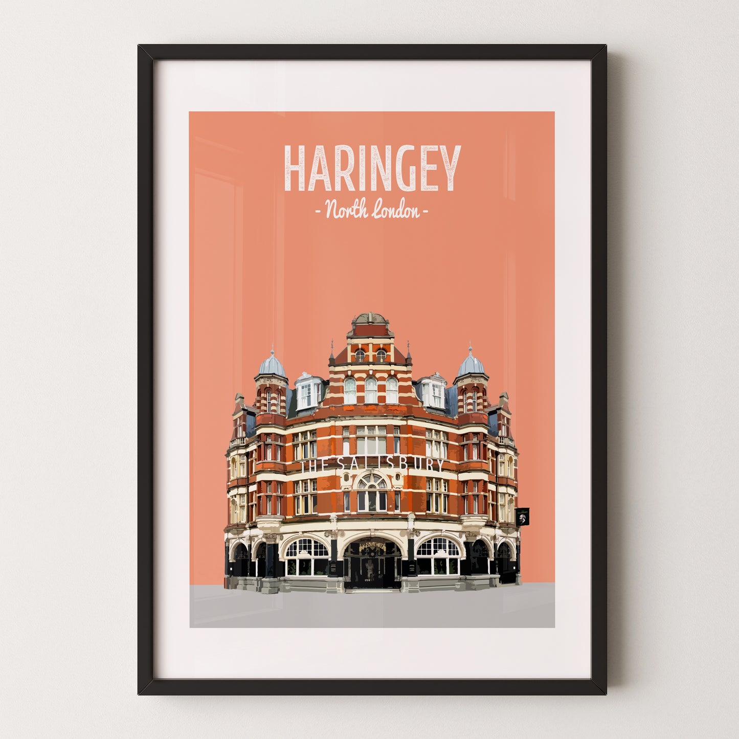 Haringey print, The Salisbury pub