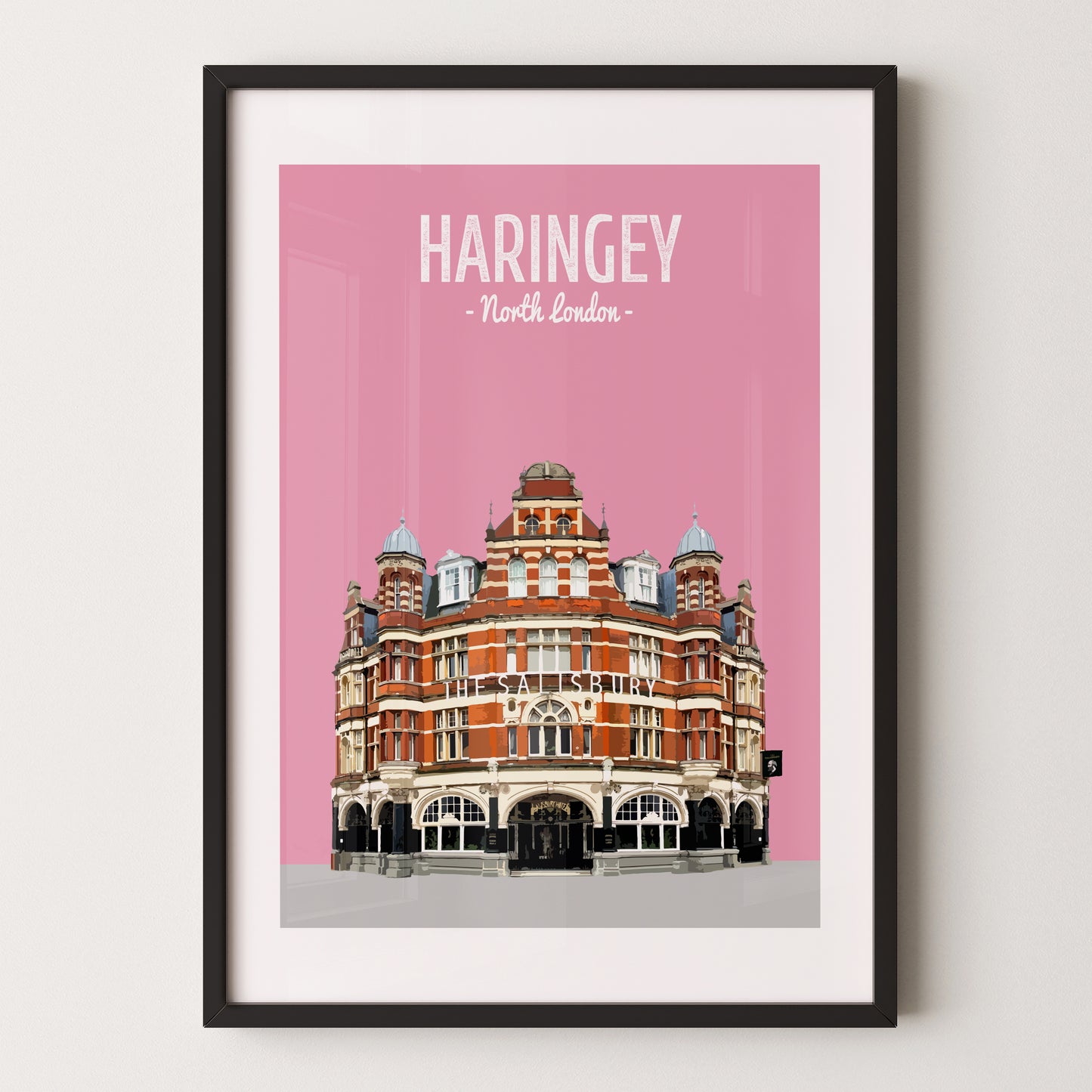 Haringey print, The Salisbury pub