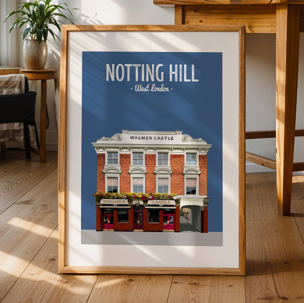 Notting Hill print, The Walmer Castle