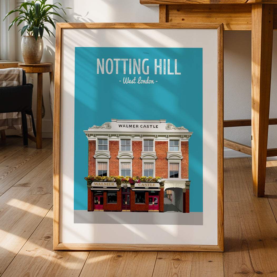 Notting Hill print, The Walmer Castle