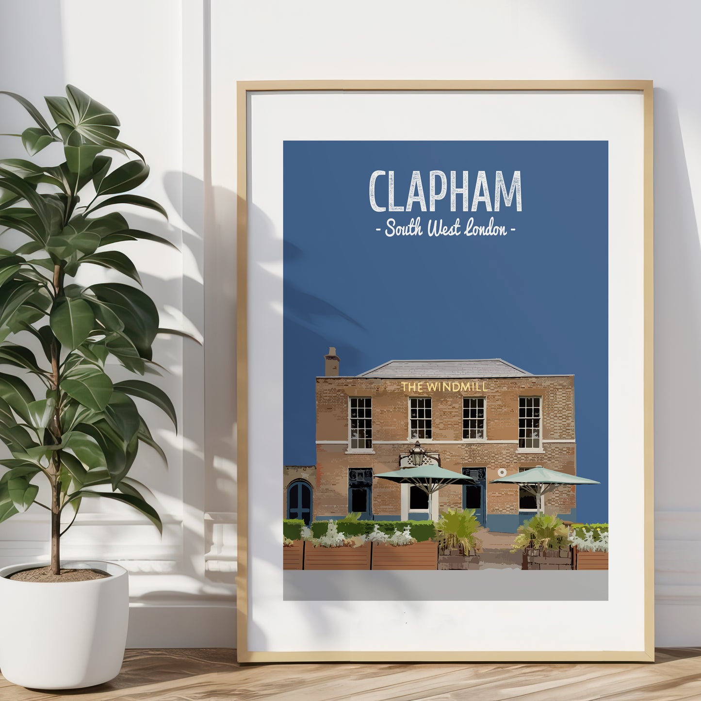 Clapham print, The Windmill pub