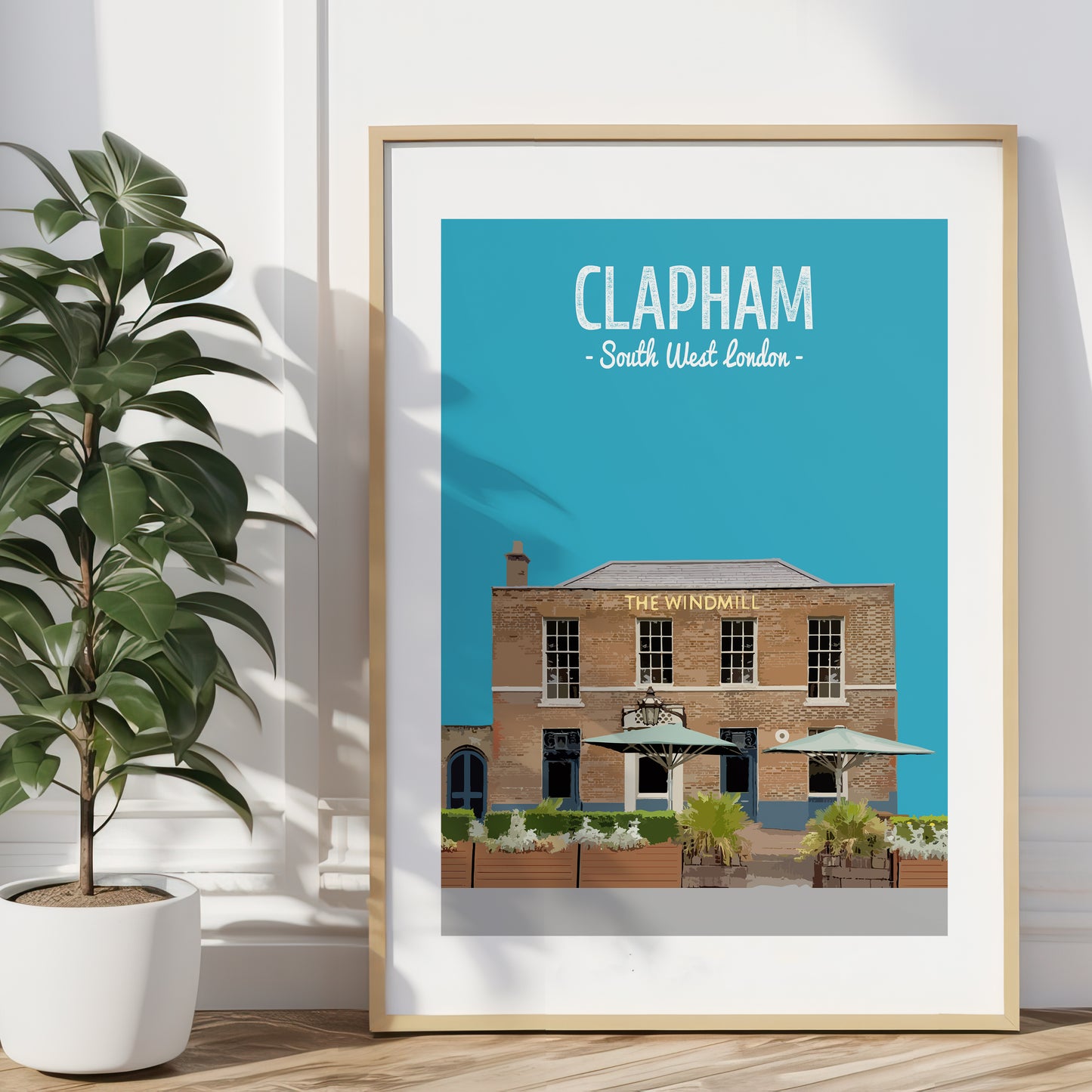 Clapham print, The Windmill pub