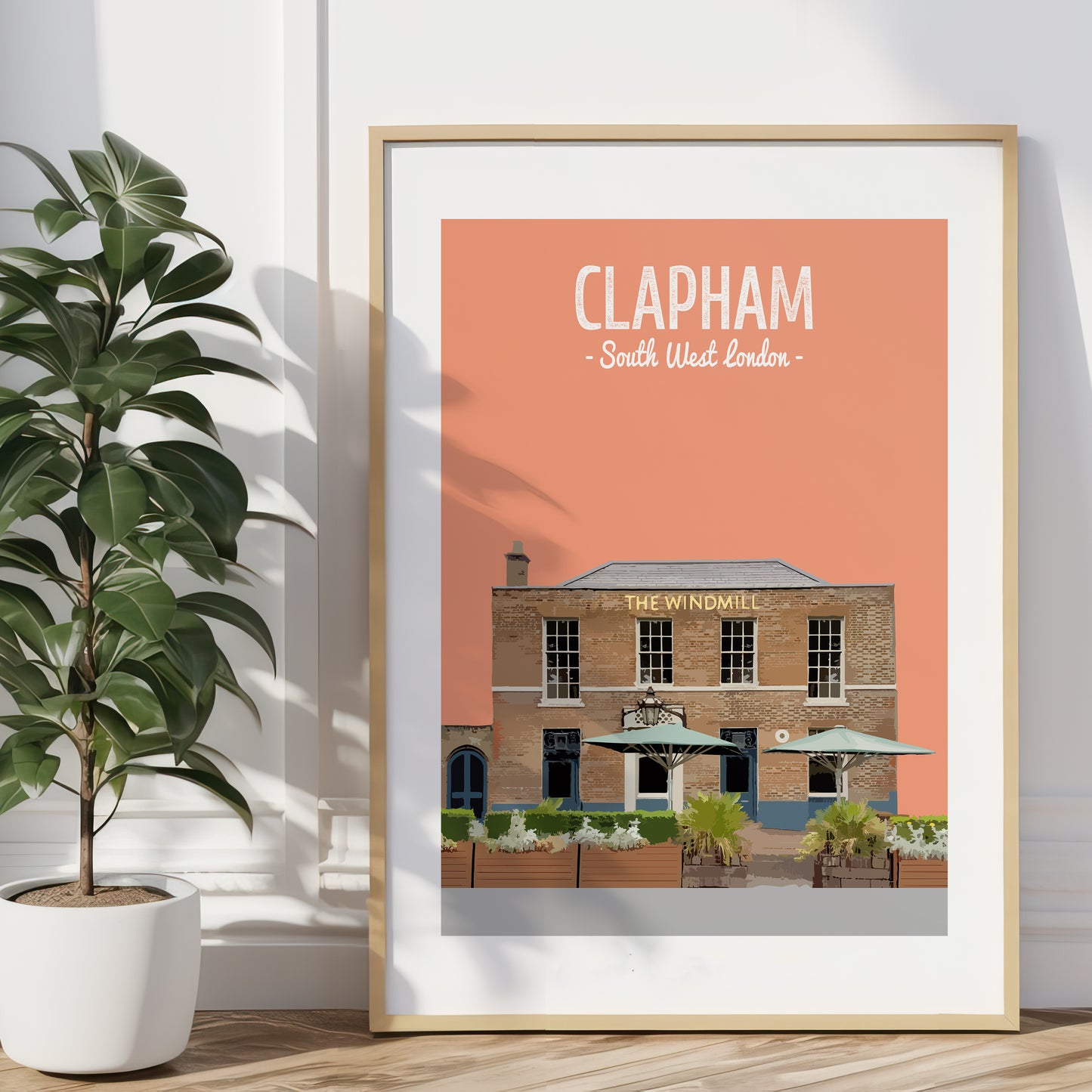 Clapham print, The Windmill pub