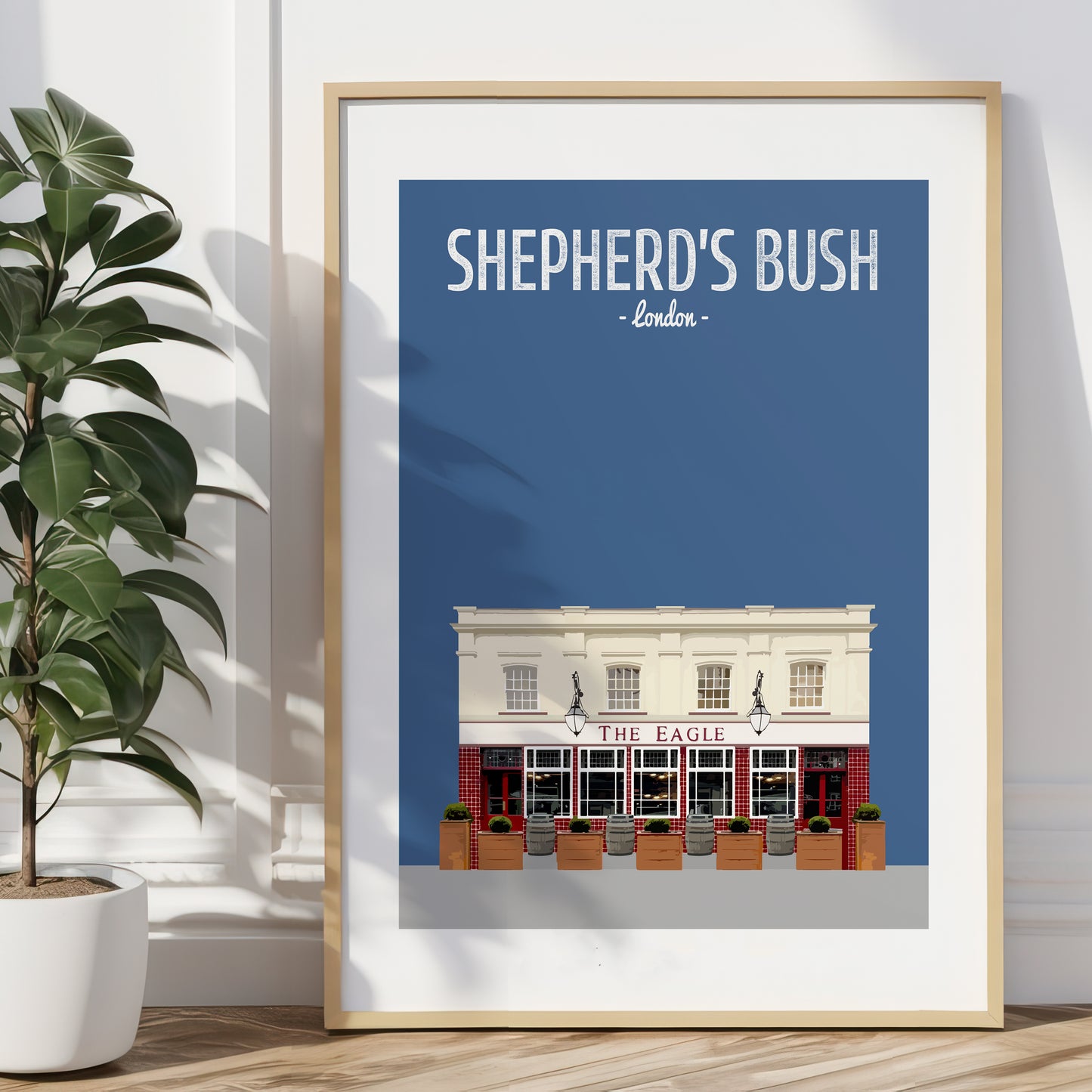 Shepherd's Bush print, The Eagle pub