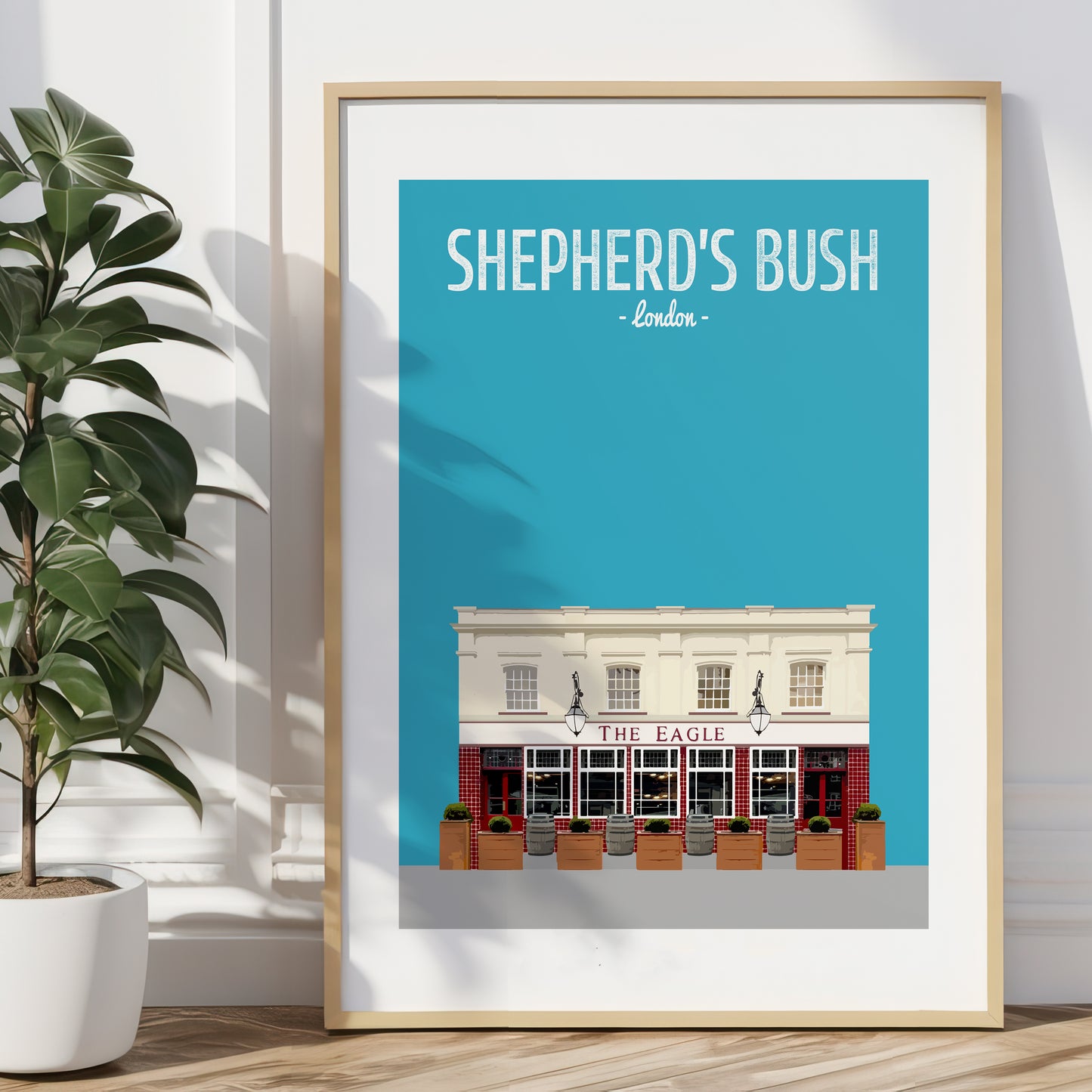 Shepherd's Bush print, The Eagle pub