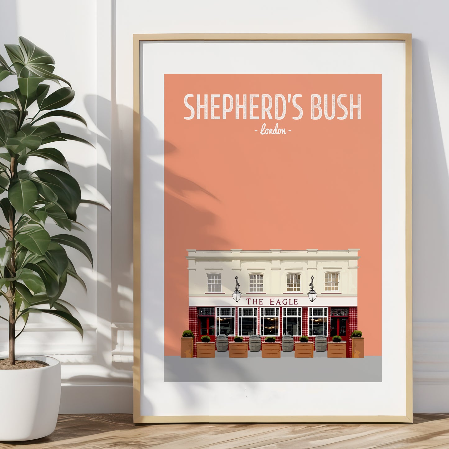 Shepherd's Bush print, The Eagle pub