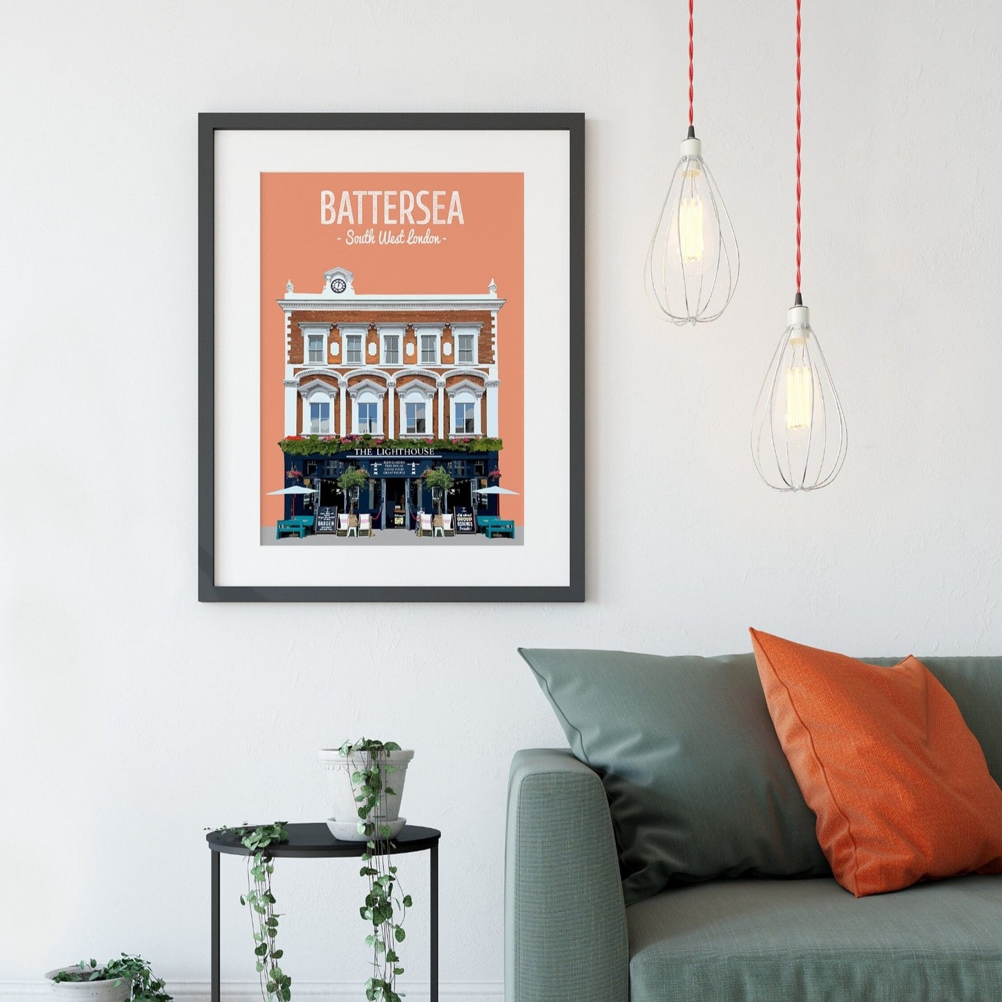 Battersea print, The Lighthouse pub