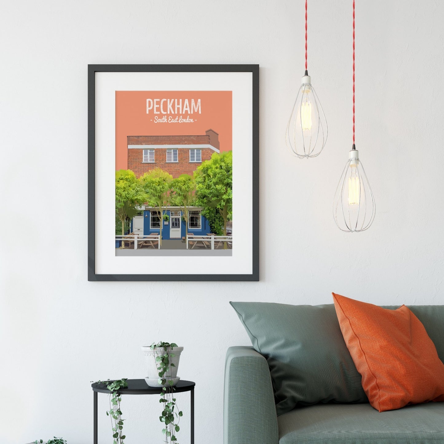 Peckham print, The Montpelier pub