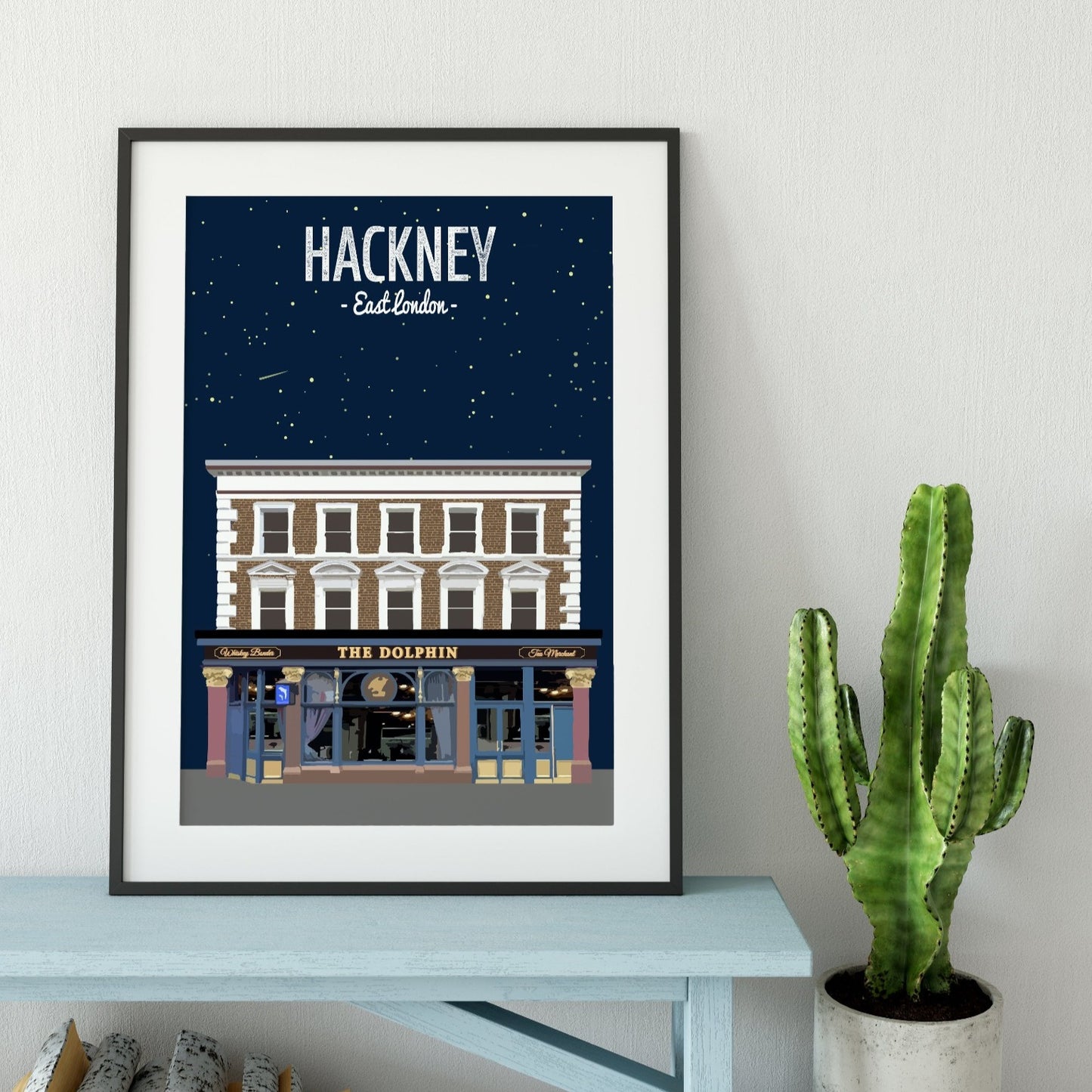 Hackney print, The Dolphin pub